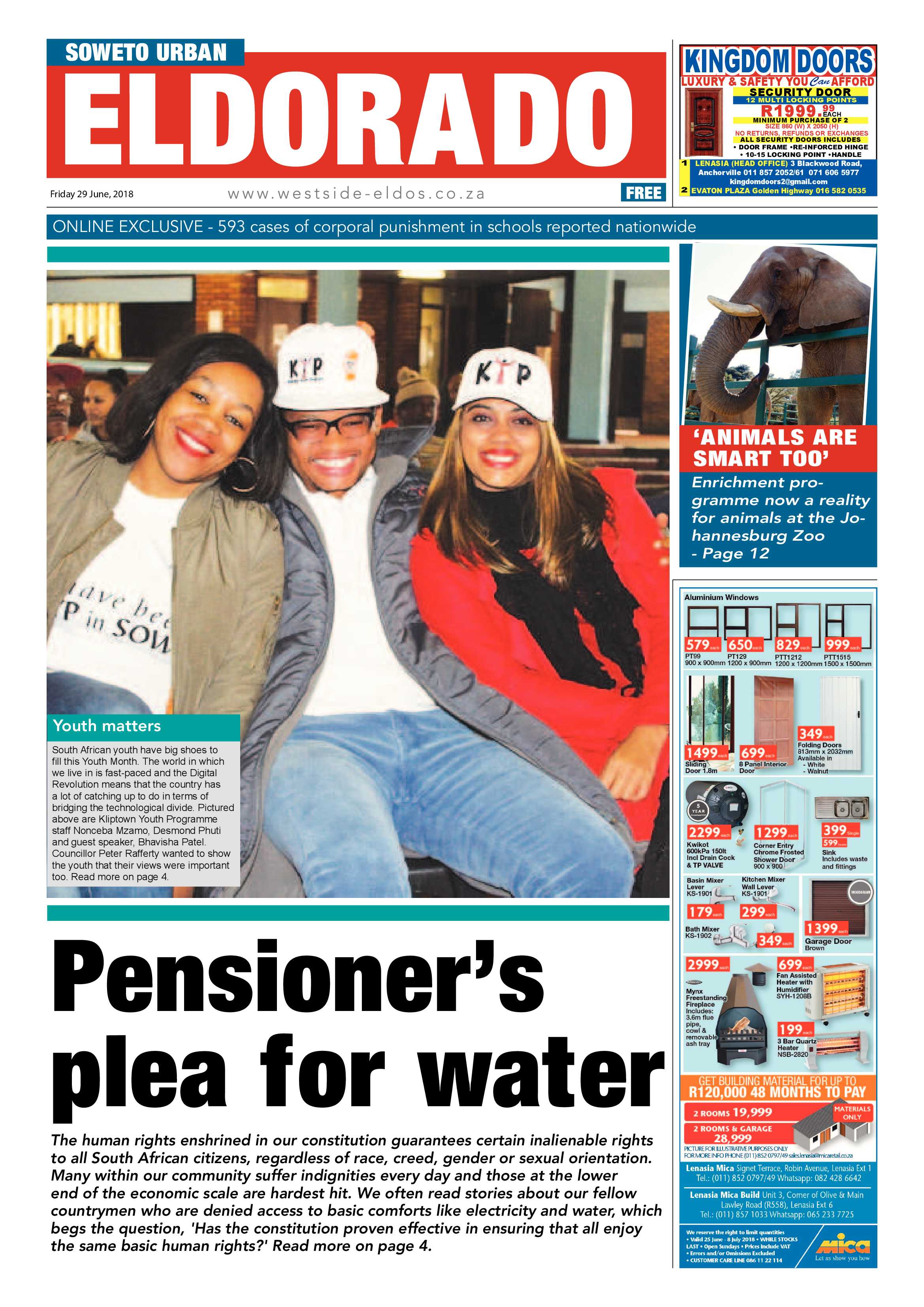 Westside – June 29, 2018 issue page 1