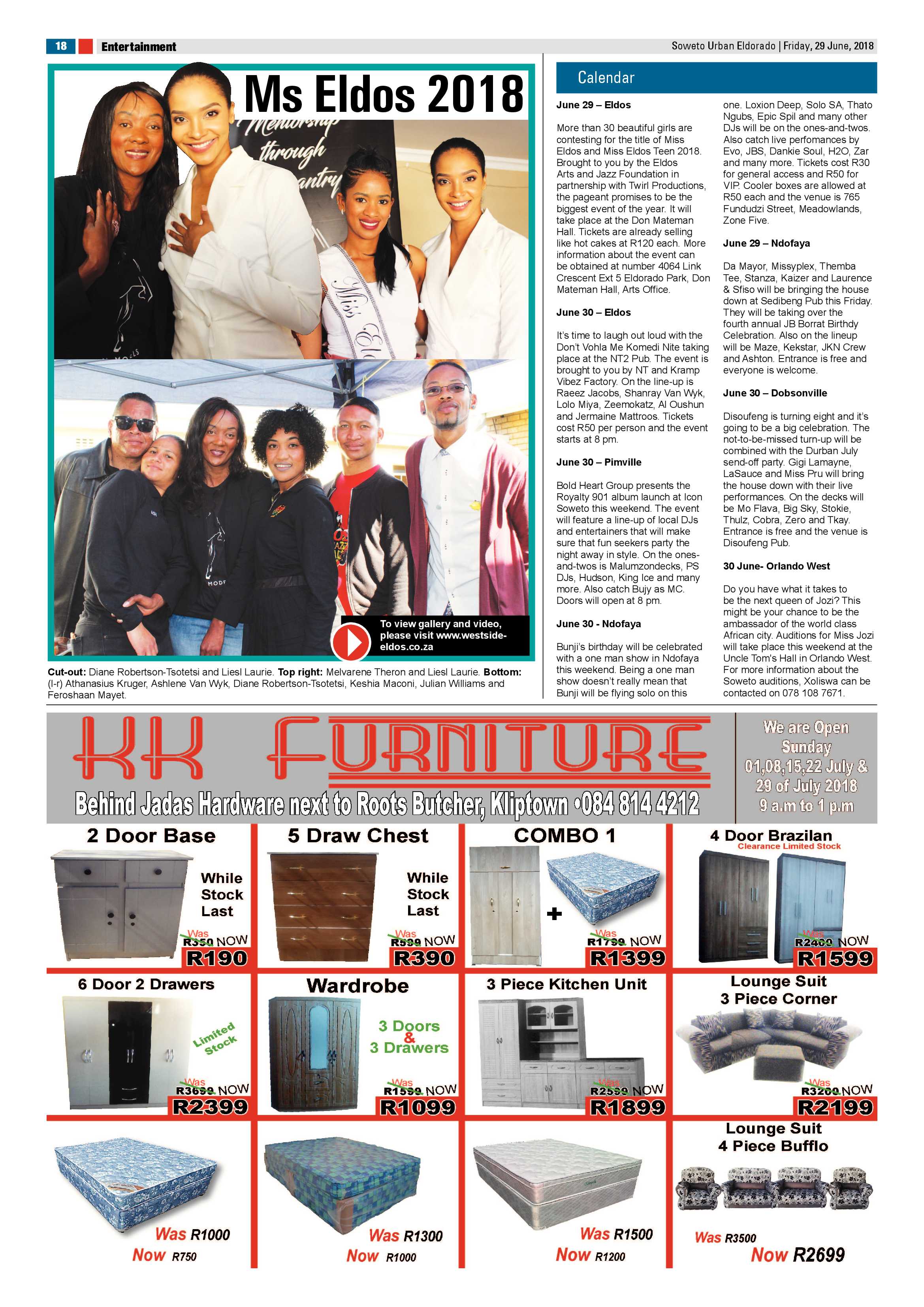 Westside – June 29, 2018 issue page 18
