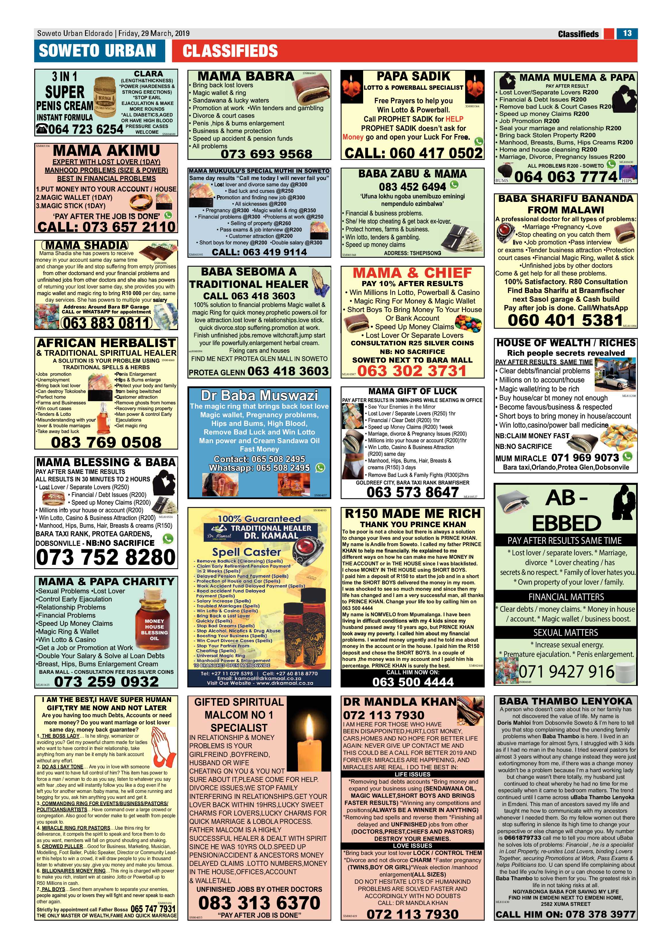 Eldorado News – March 29 , 2019 page 13