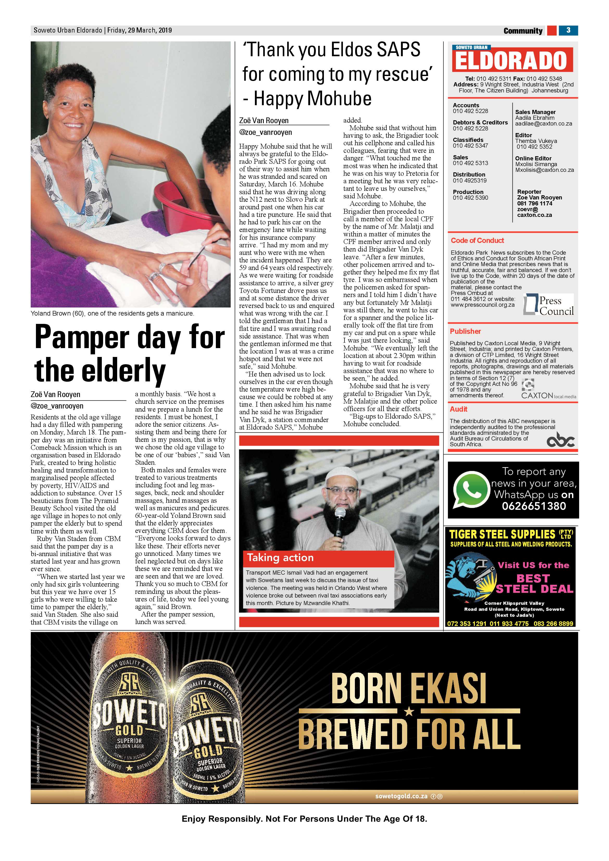 Eldorado News – March 29 , 2019 page 3