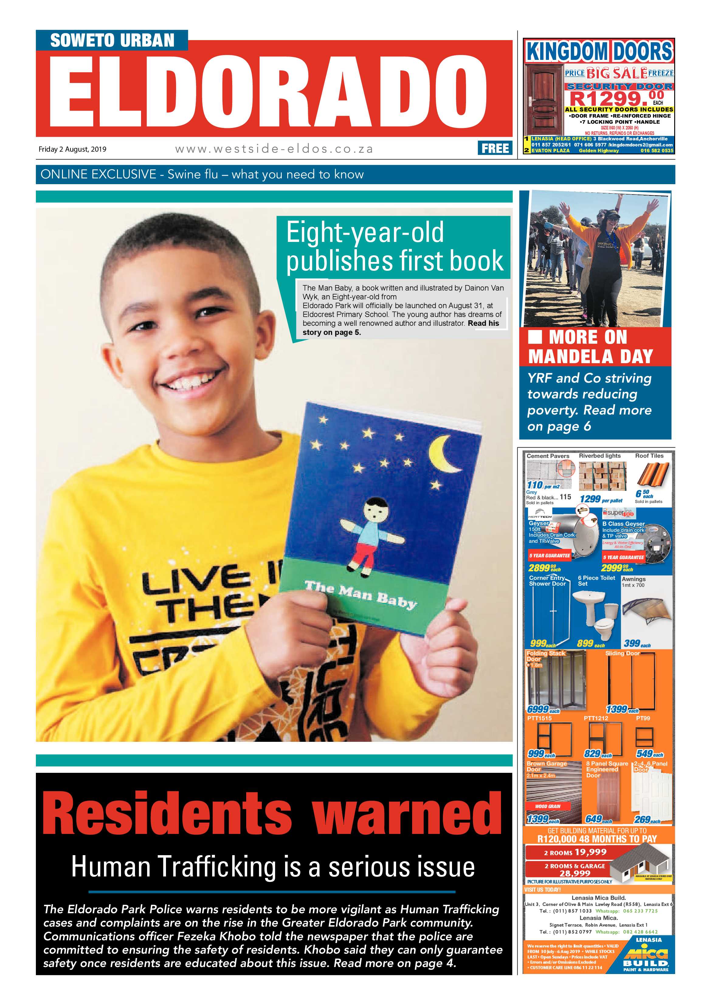 Eldorado News – August 2, 2019 page 1