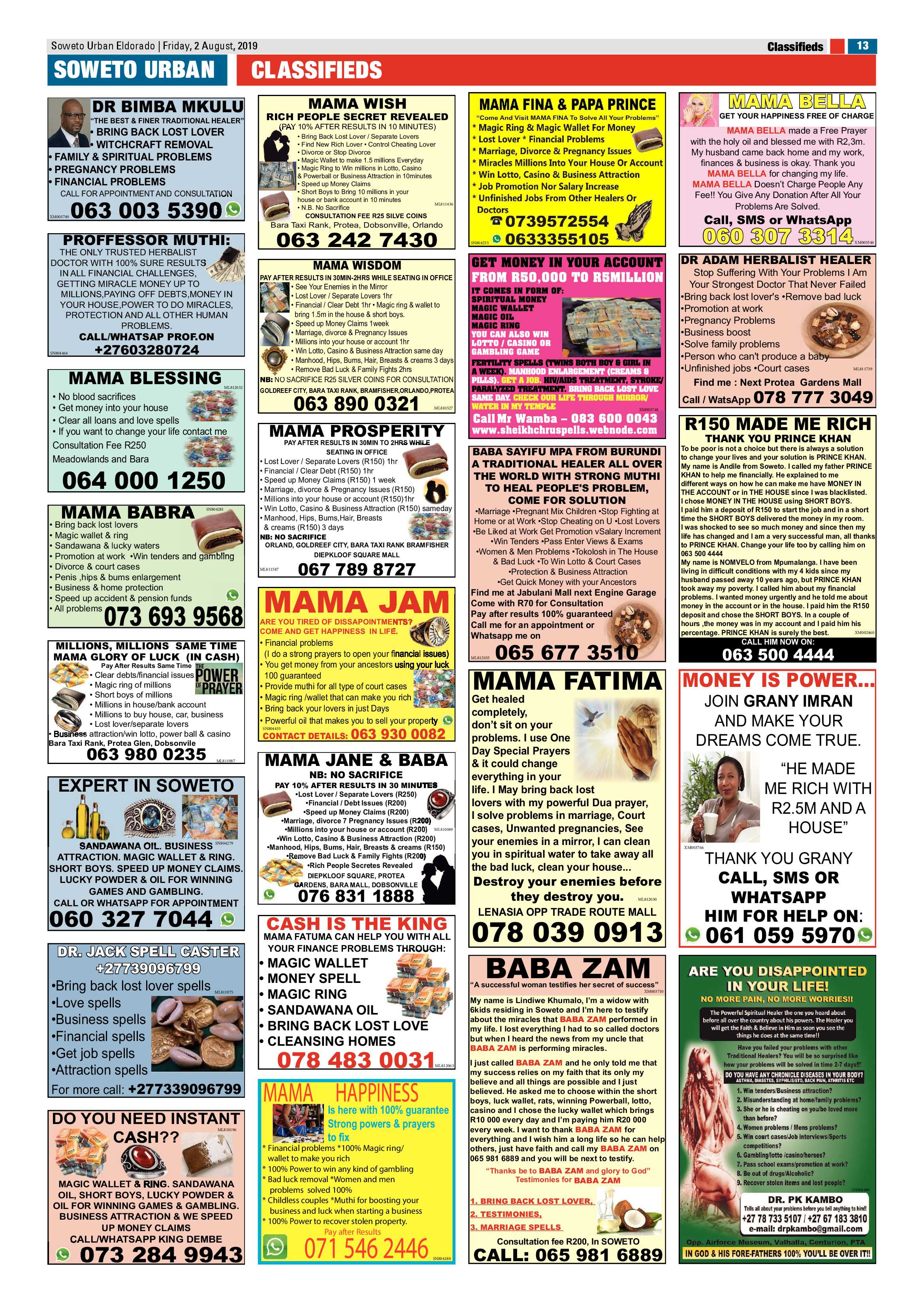 Eldorado News – August 2, 2019 page 13