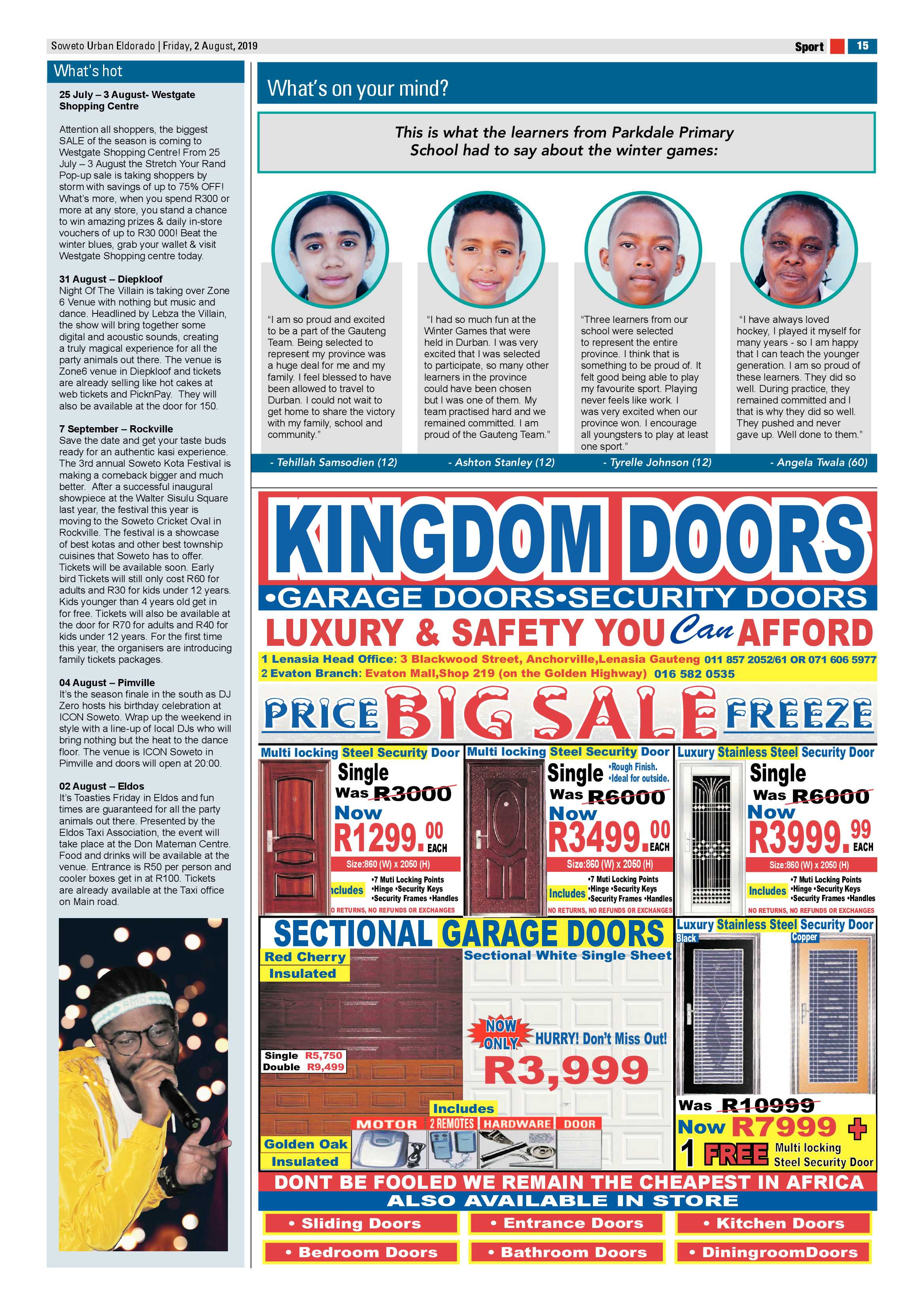 Eldorado News – August 2, 2019 page 15