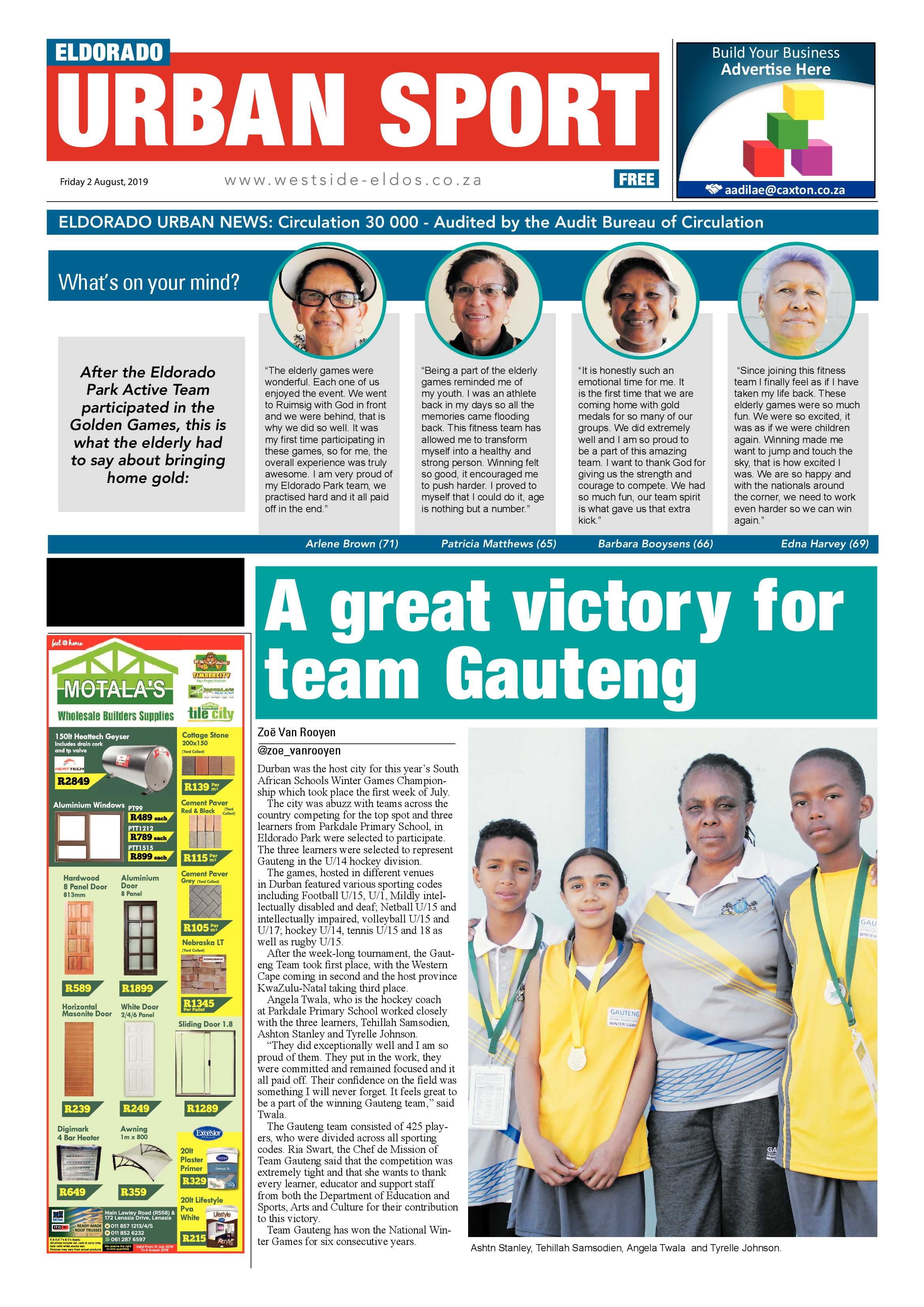 Eldorado News – August 2, 2019 page 16