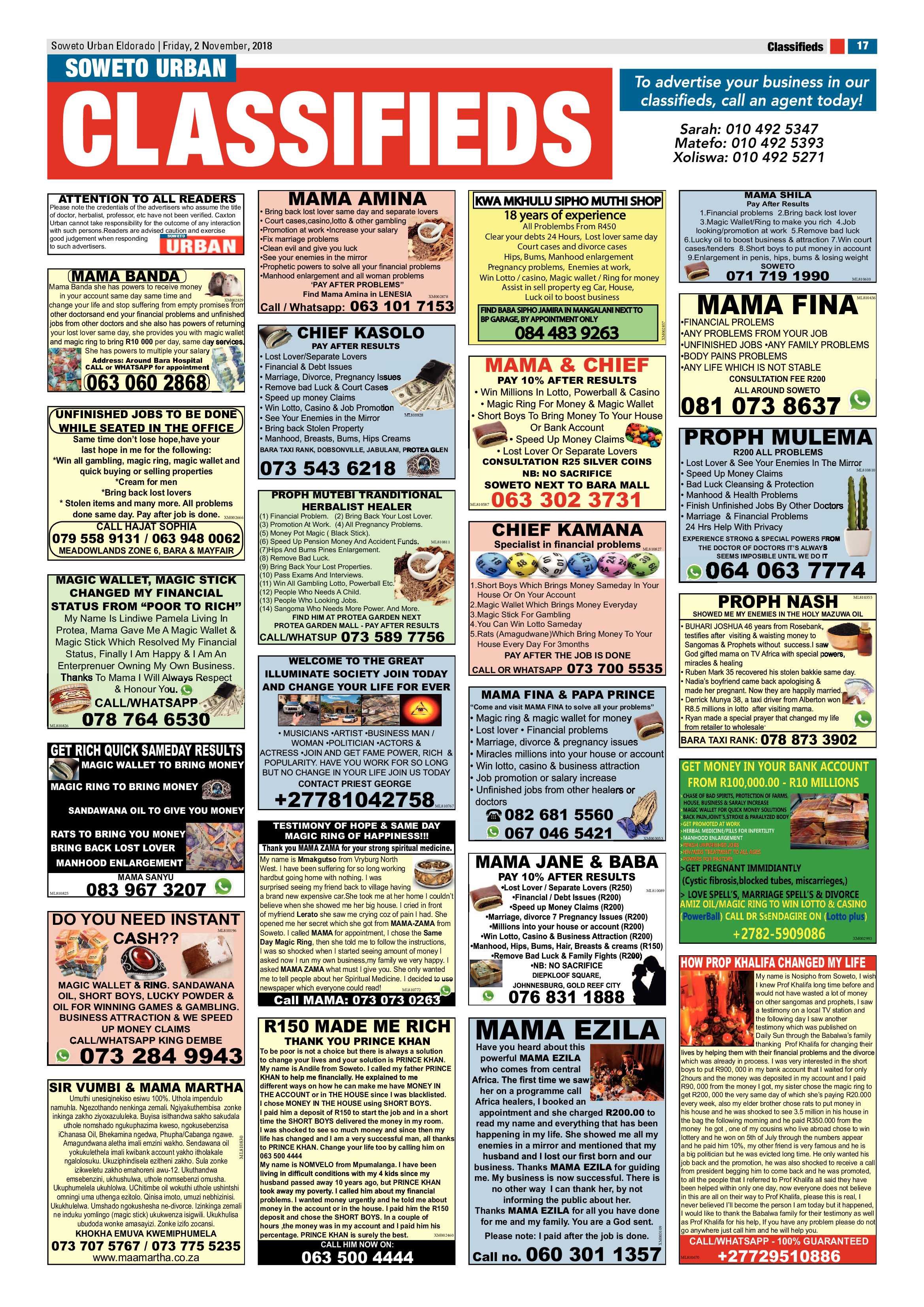 Eldorado Park – November 2, 2018 issue page 17