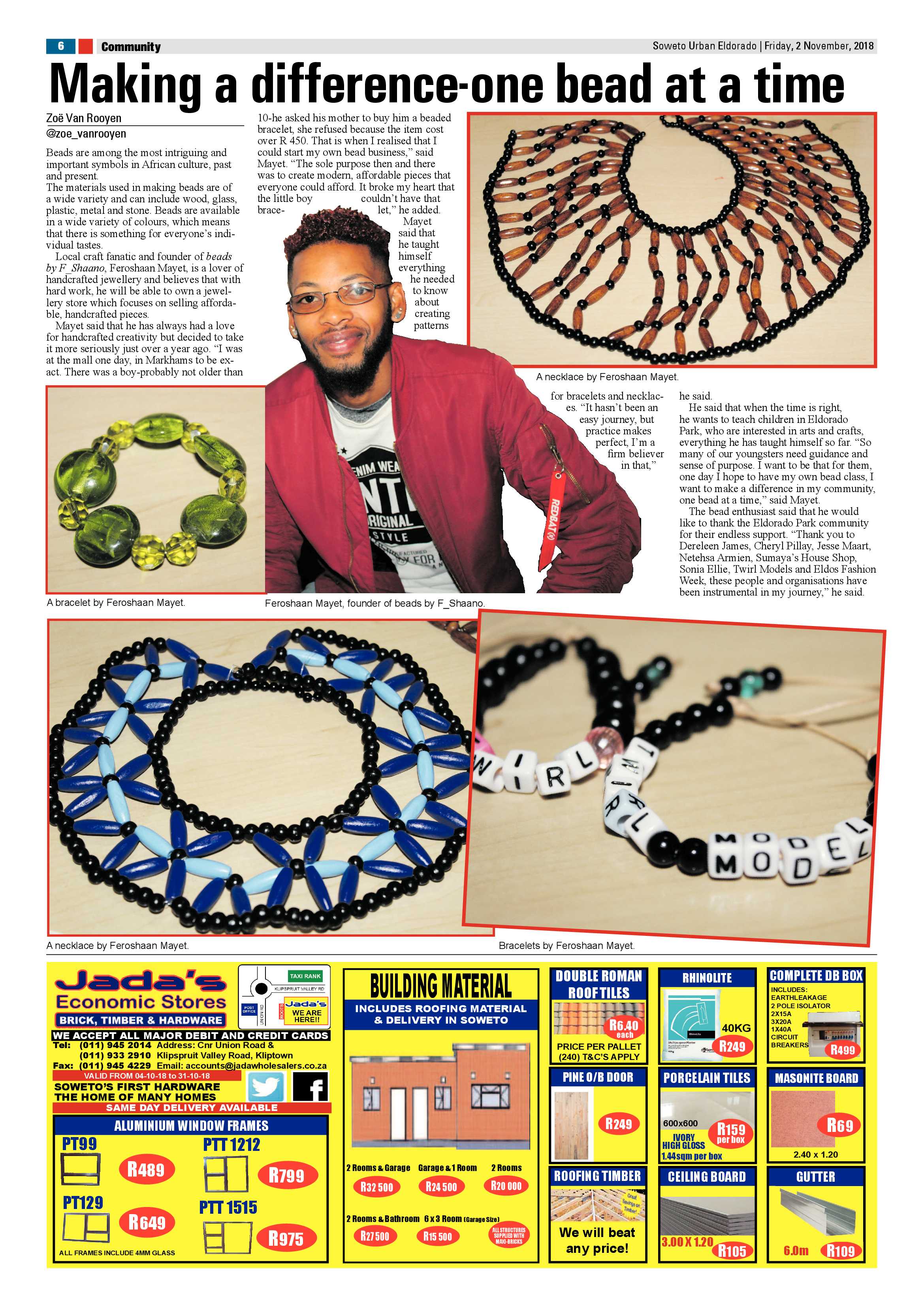 Eldorado Park – November 2, 2018 issue page 6
