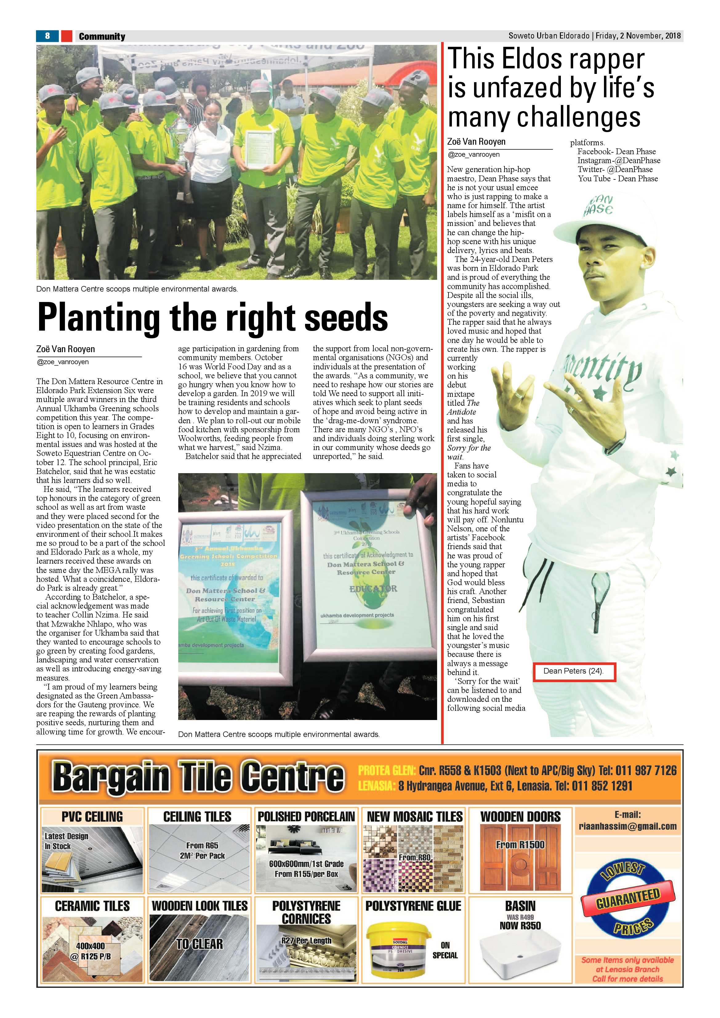 Eldorado Park – November 2, 2018 issue page 8