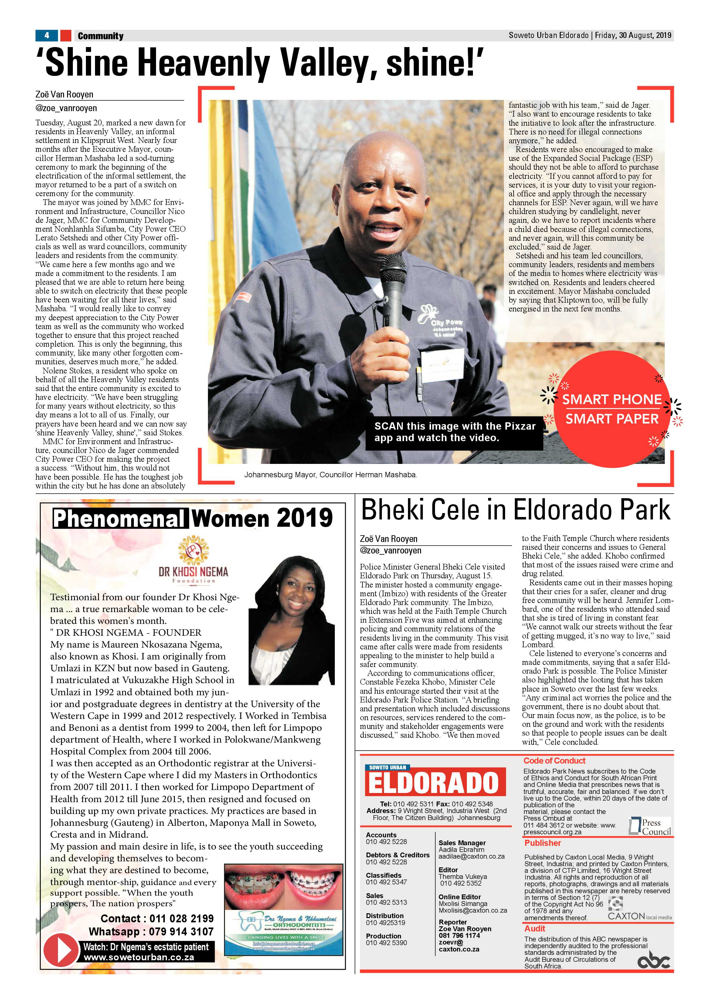 Eldorado News – August 30, 2019 page 2