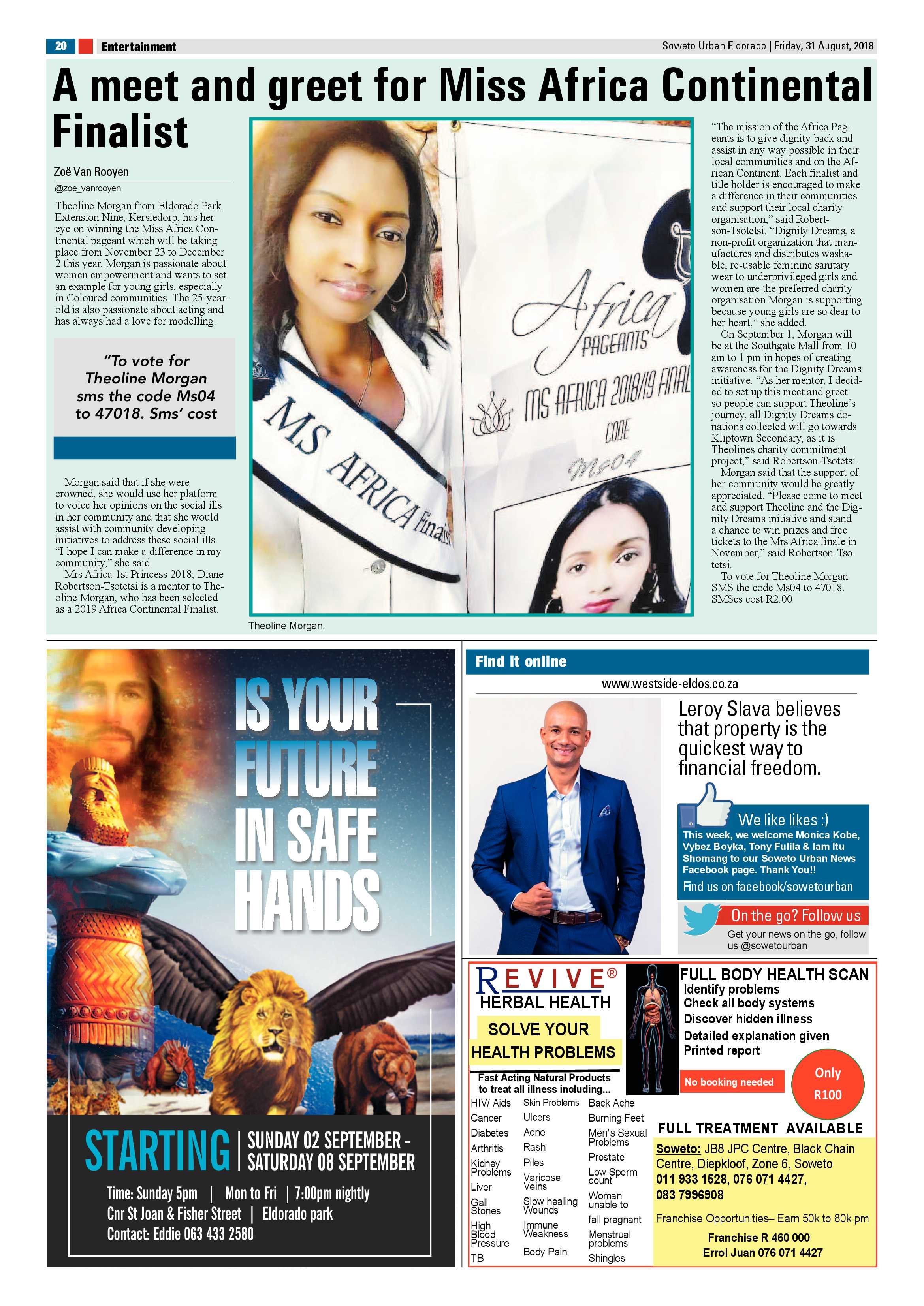 Eldorado Park – August 31, 2018 issue page 20
