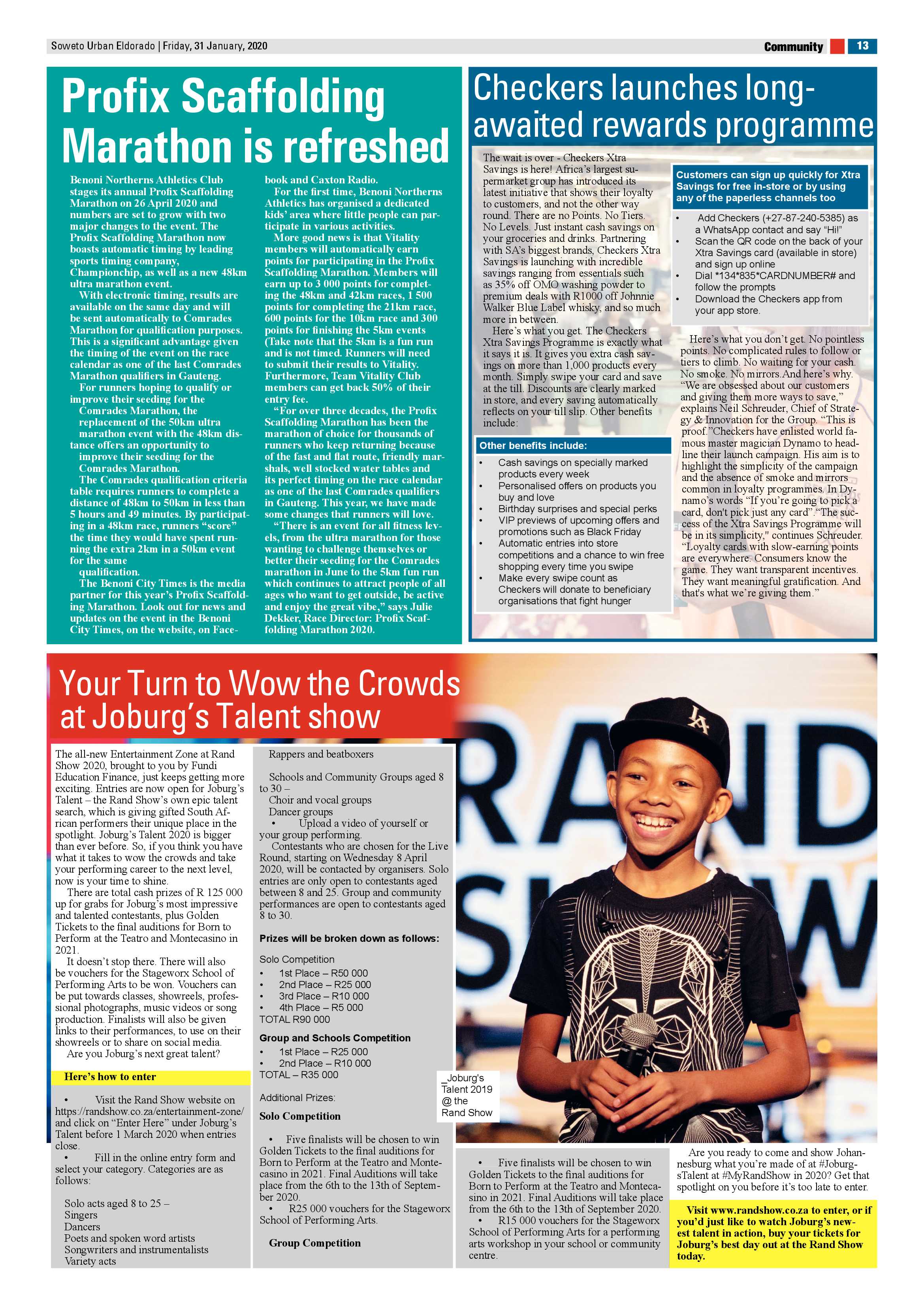 Eldos News – January 31, 2020 page 13