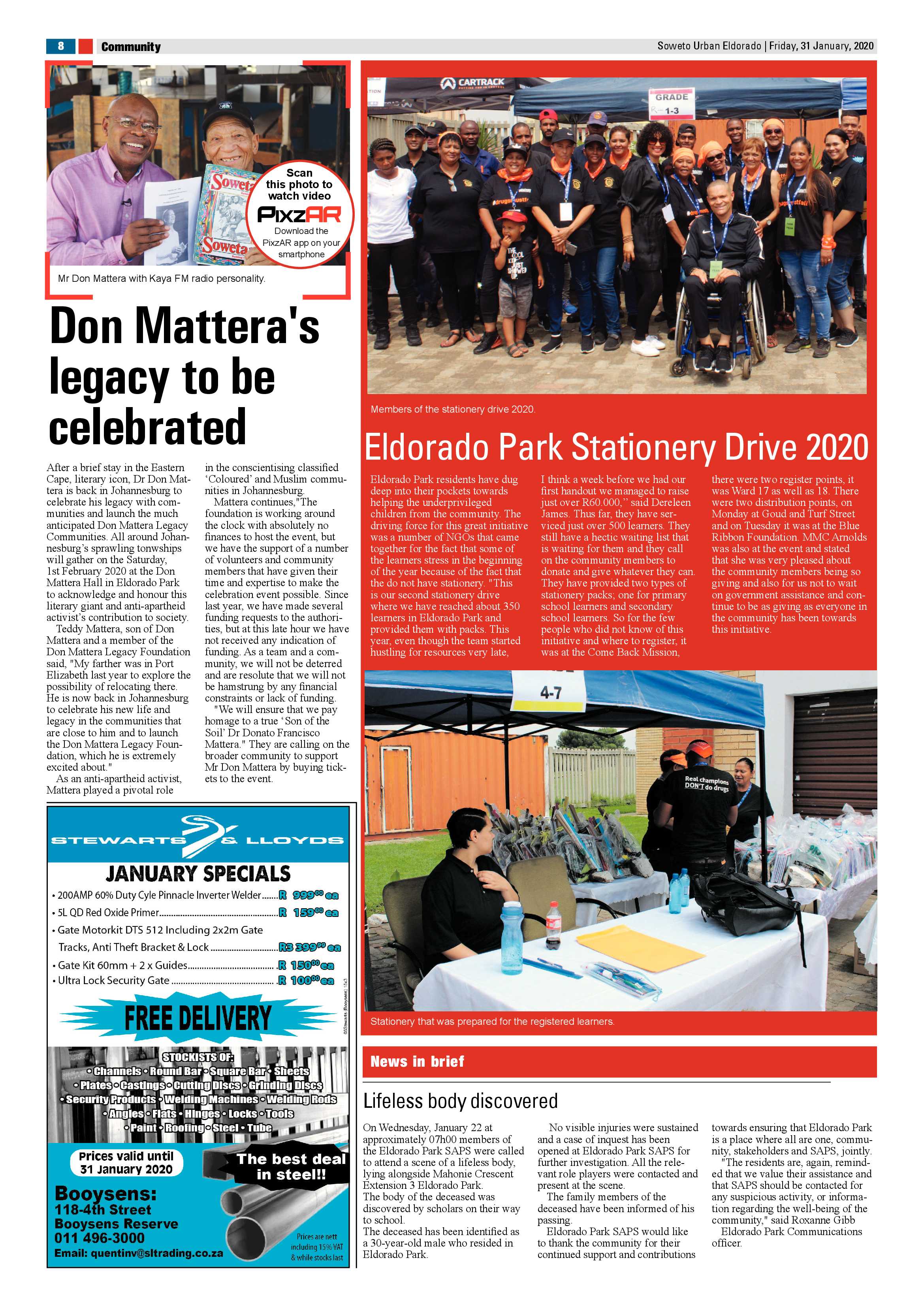 Eldos News – January 31, 2020 page 8