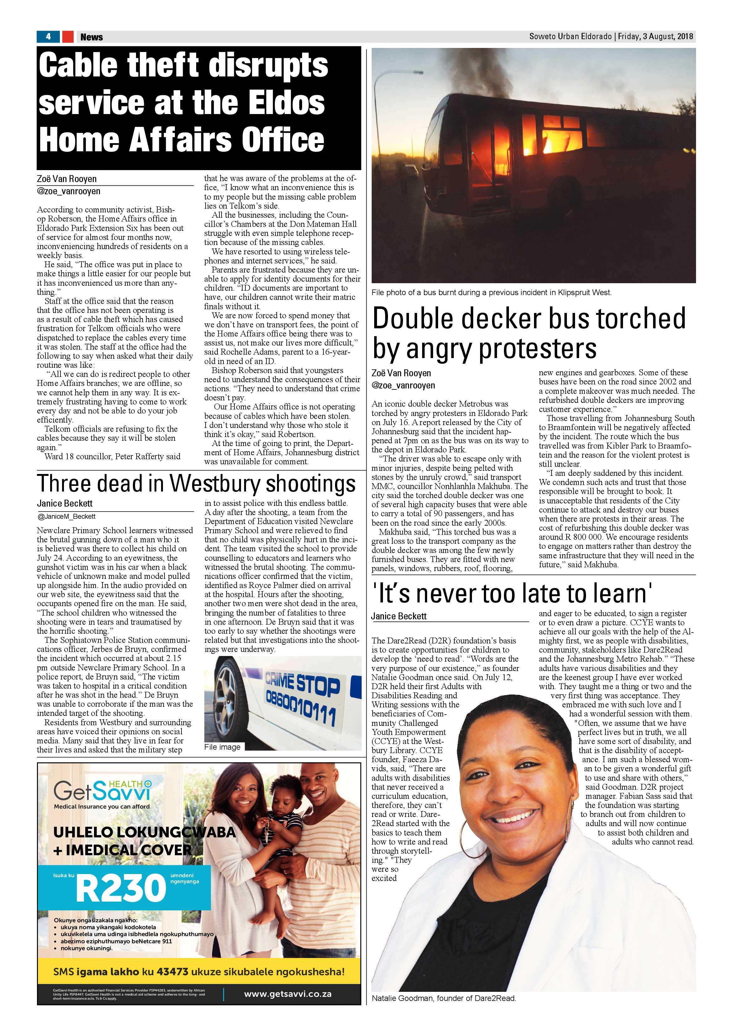 Eldorado Park – August 03, 2018 issue page 4
