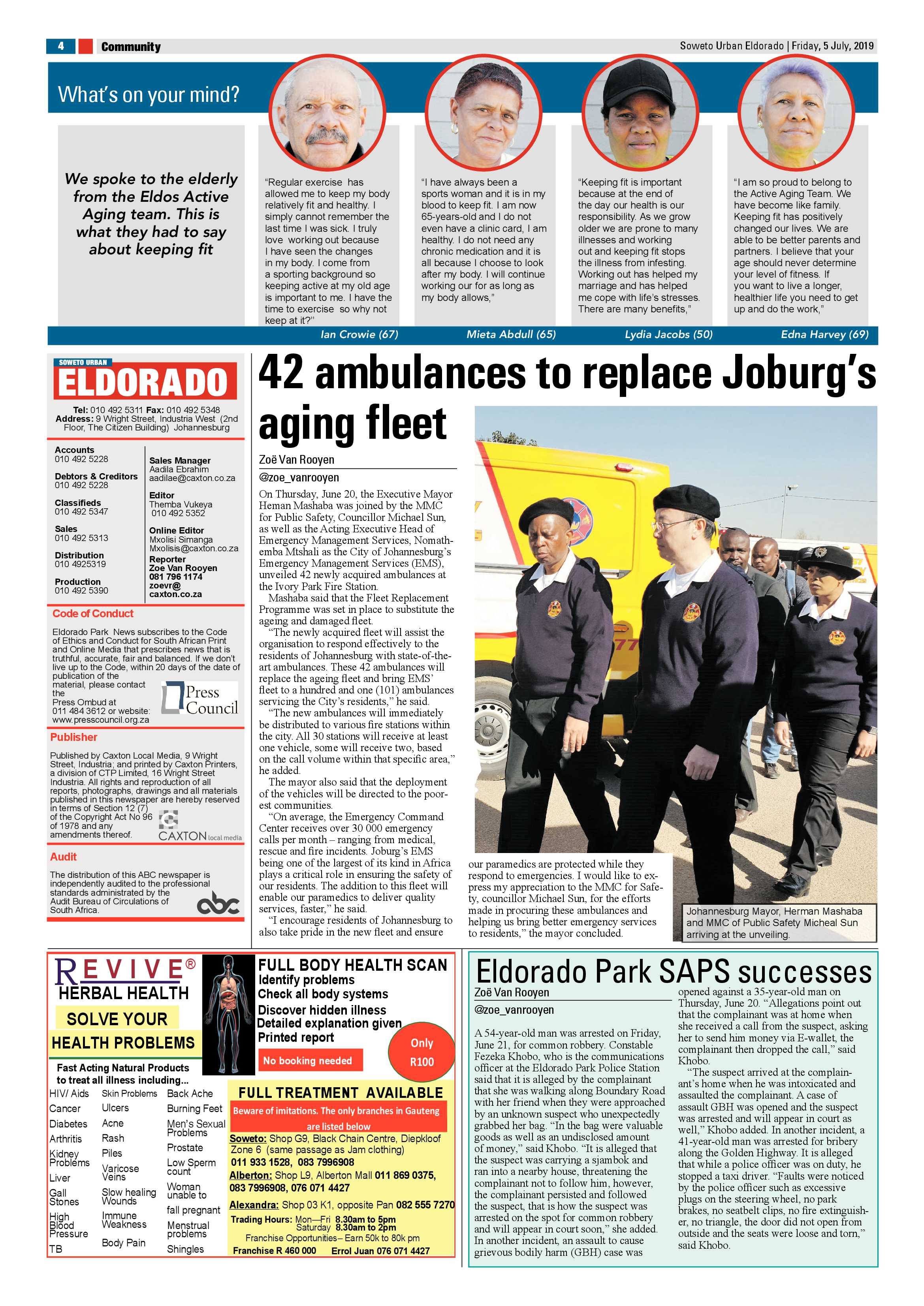 Eldorado News – July 05, 2019 page 4
