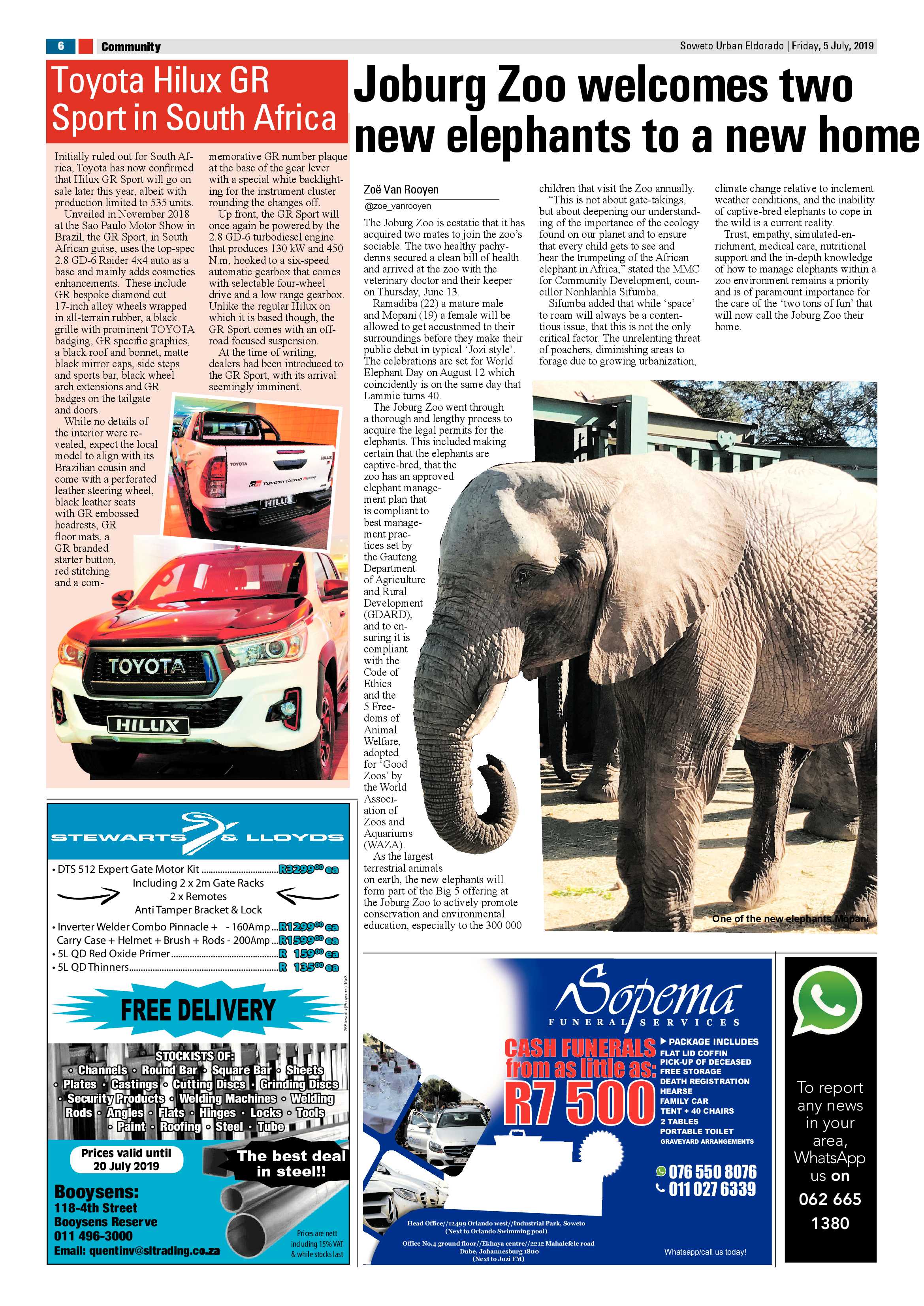 Eldorado News – July 05, 2019 page 6