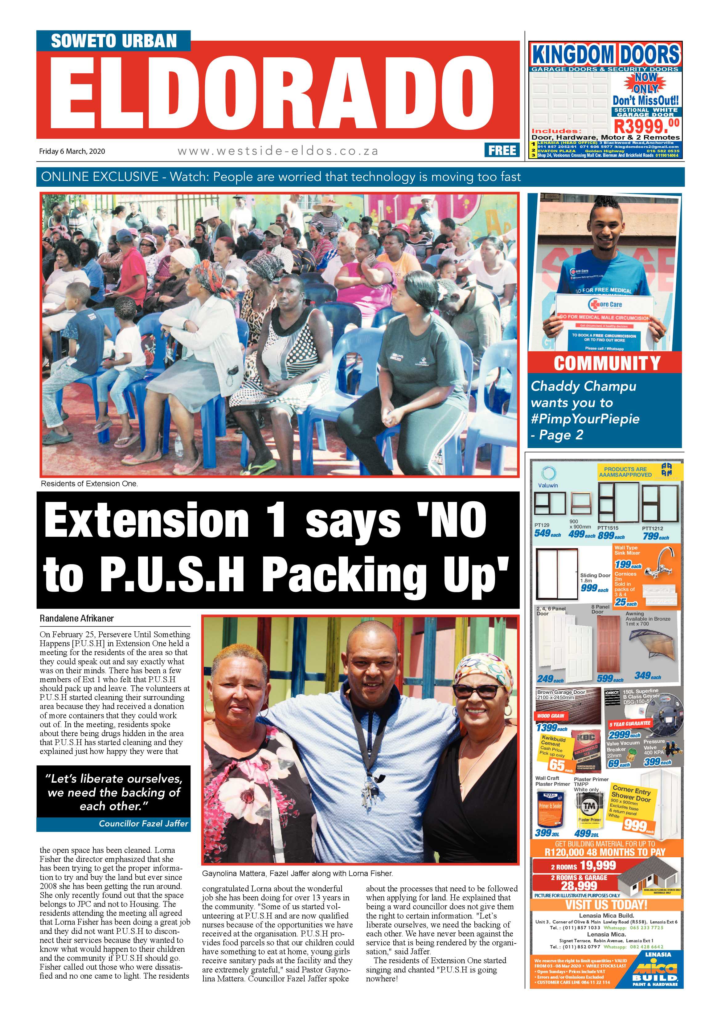 Eldos March 6 , 2020 page 1