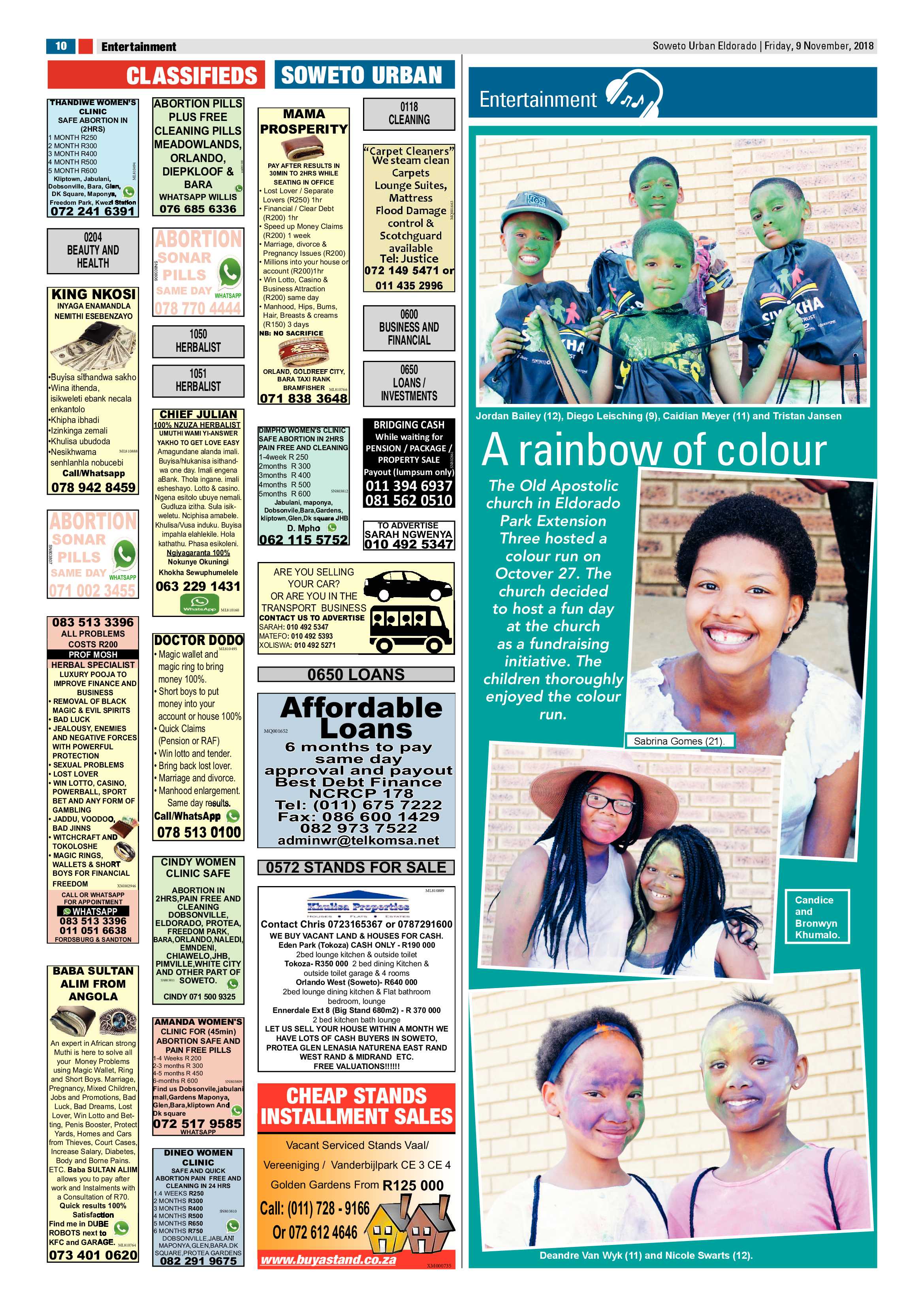 Eldorado Park – November 9, 2018 issue page 10