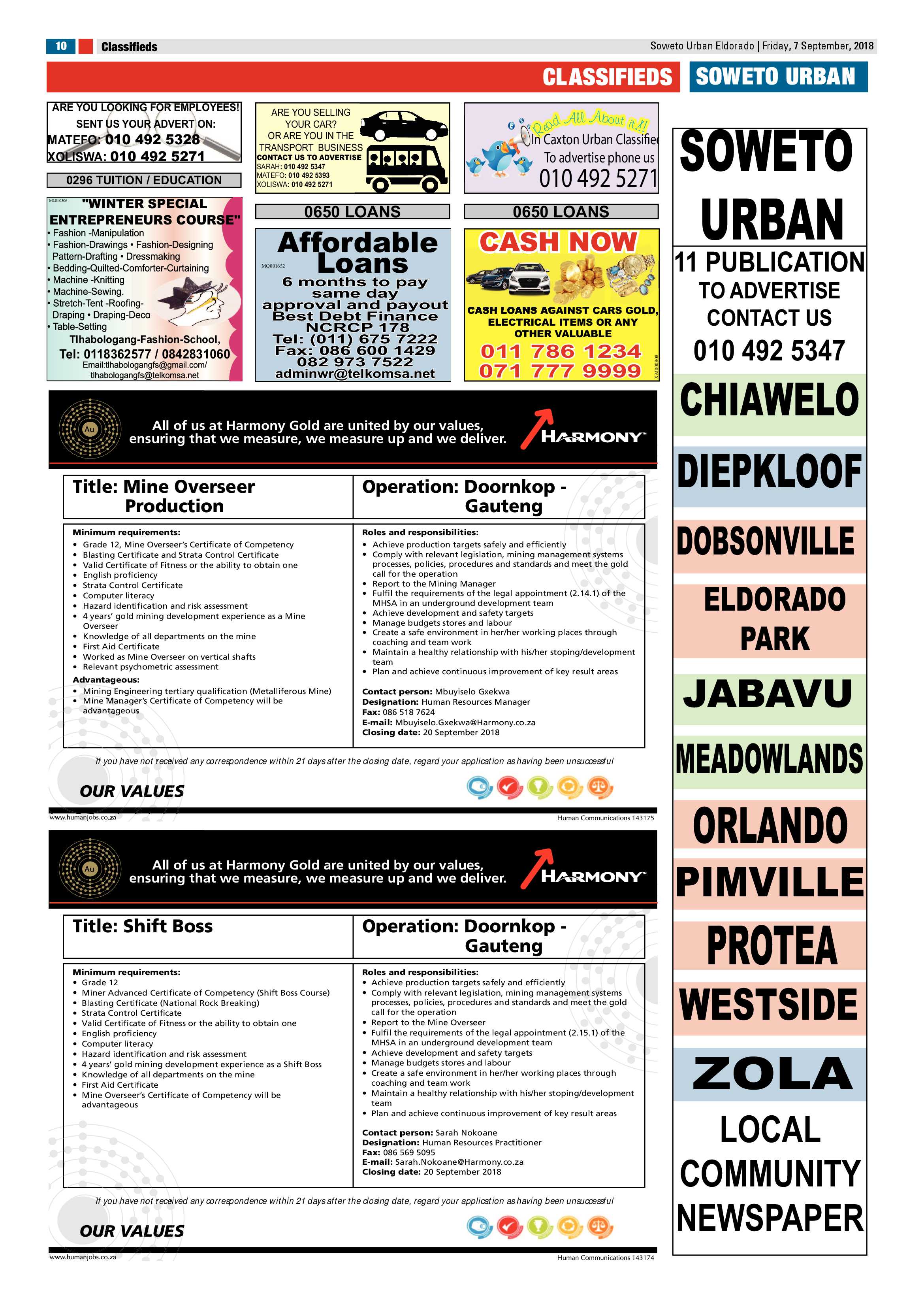 Eldorado Park – September 7, 2018 issue page 10