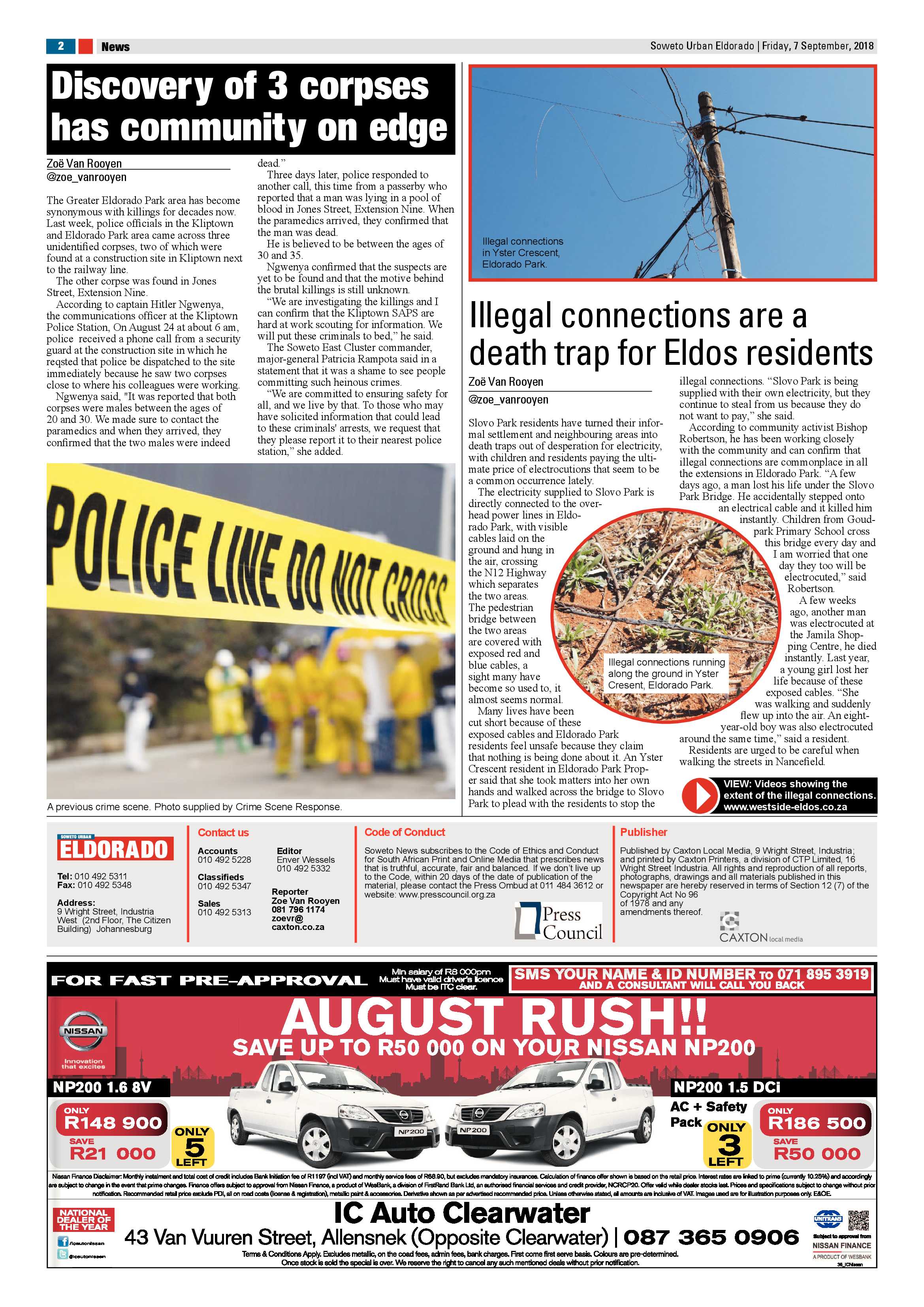 Eldorado Park – September 7, 2018 issue page 2