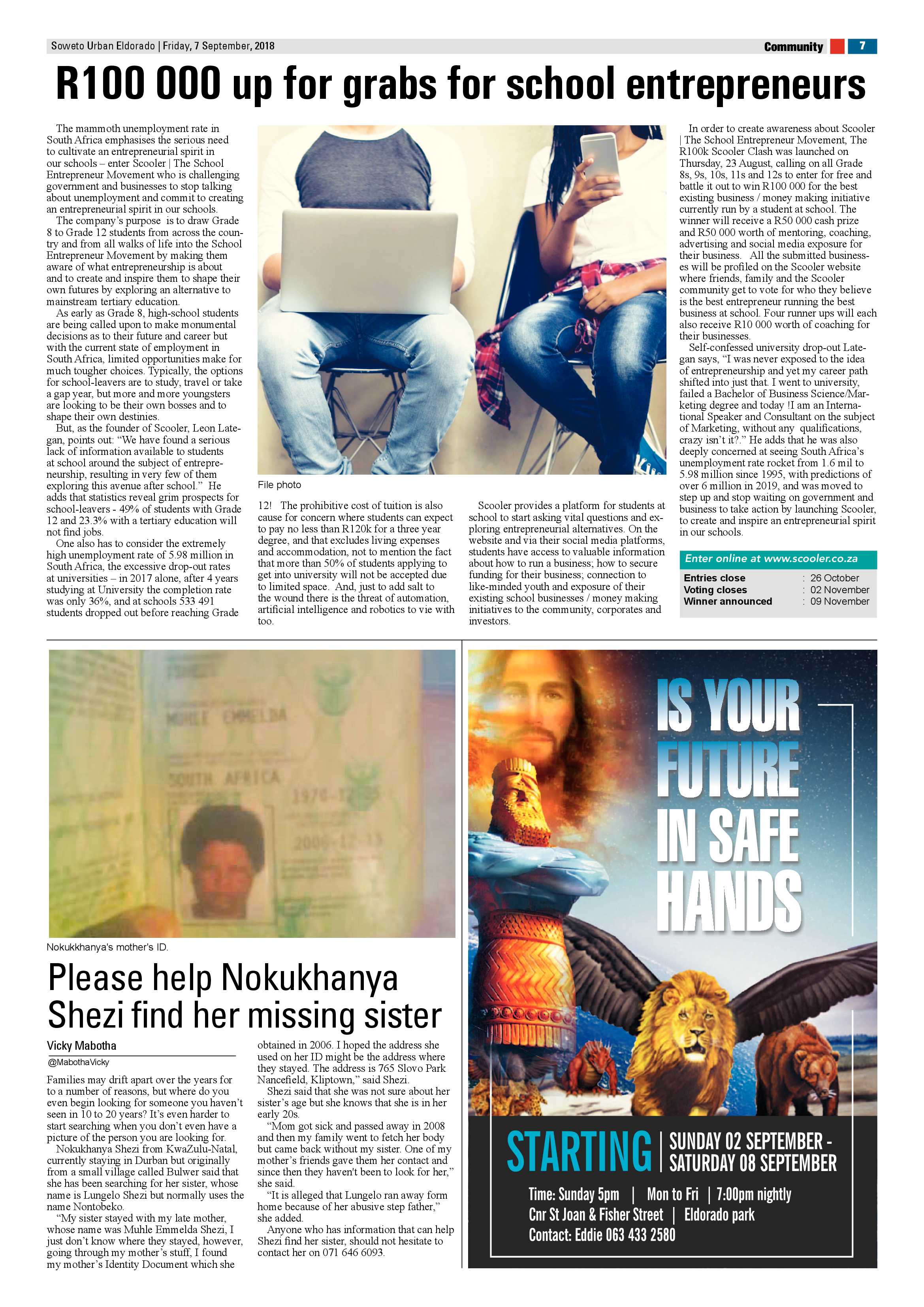 Eldorado Park – September 7, 2018 issue page 7