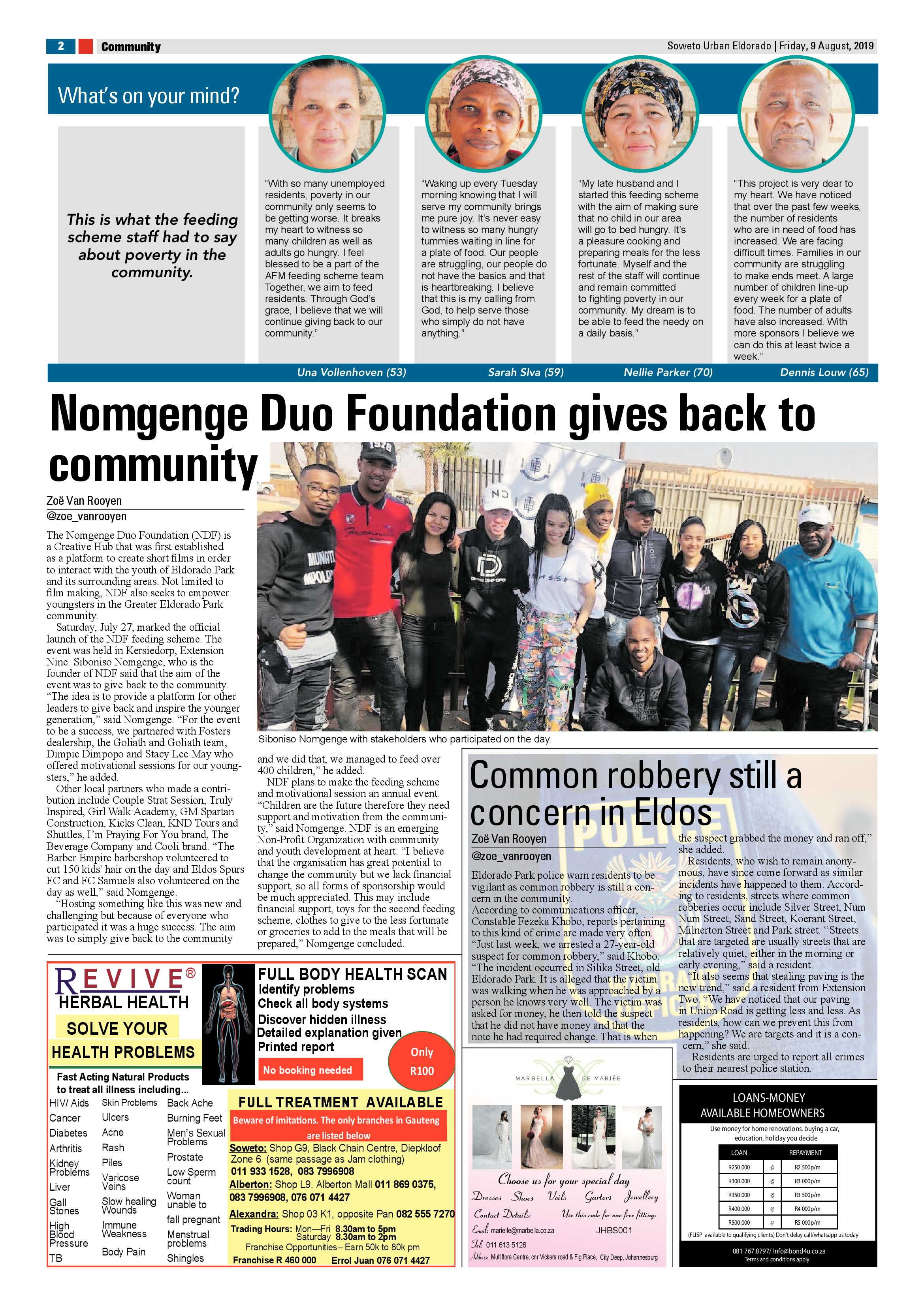 Eldorado News – August 9, 2019 page 2