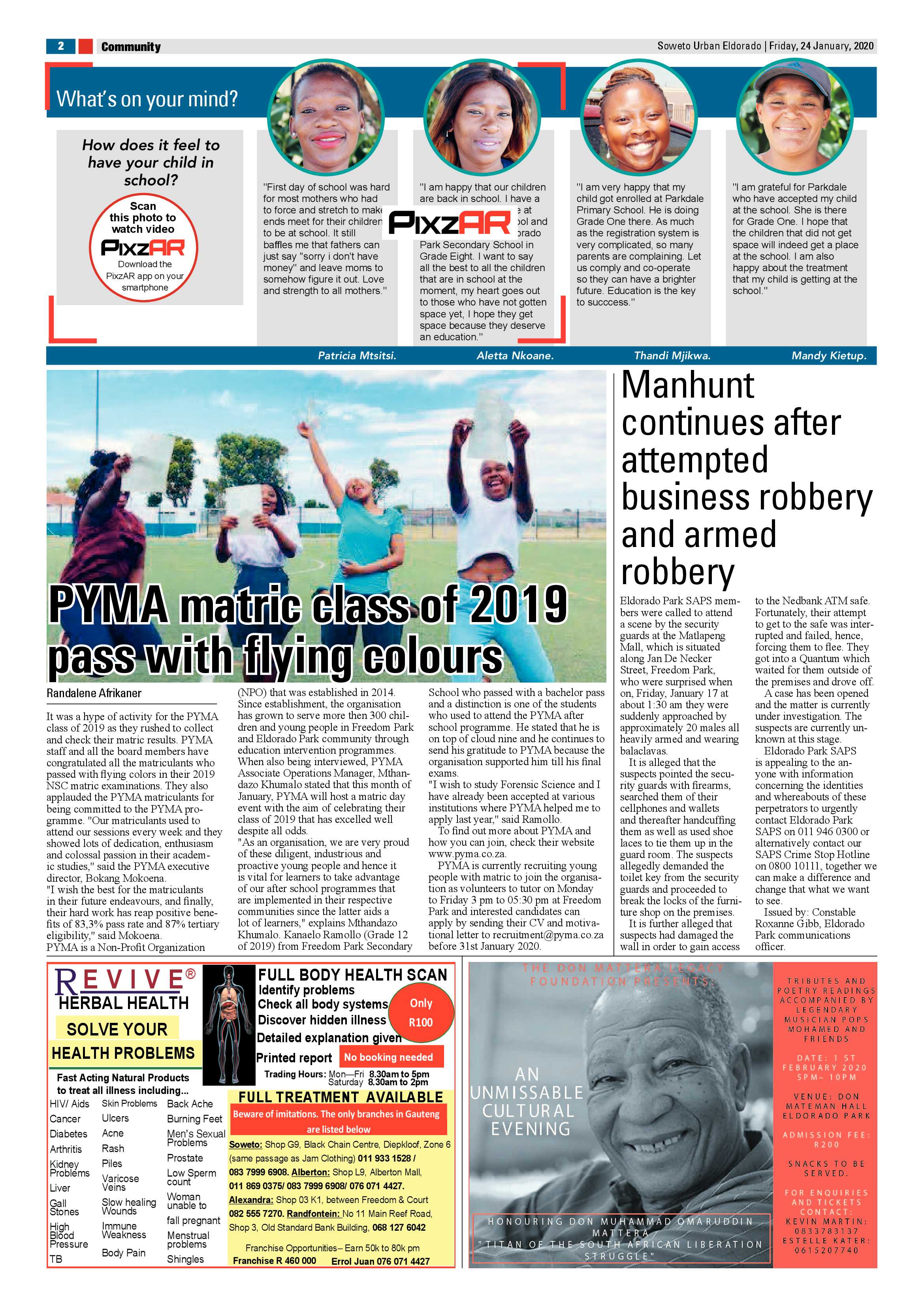 Eldos News – January 24, 2020 page 2