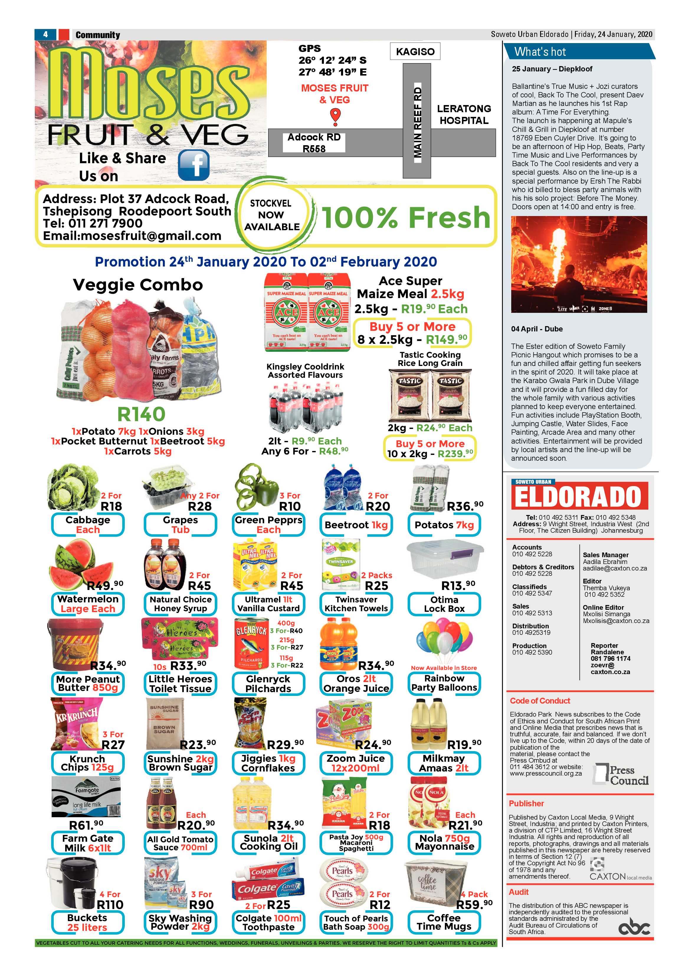 Eldos News – January 24, 2020 page 4