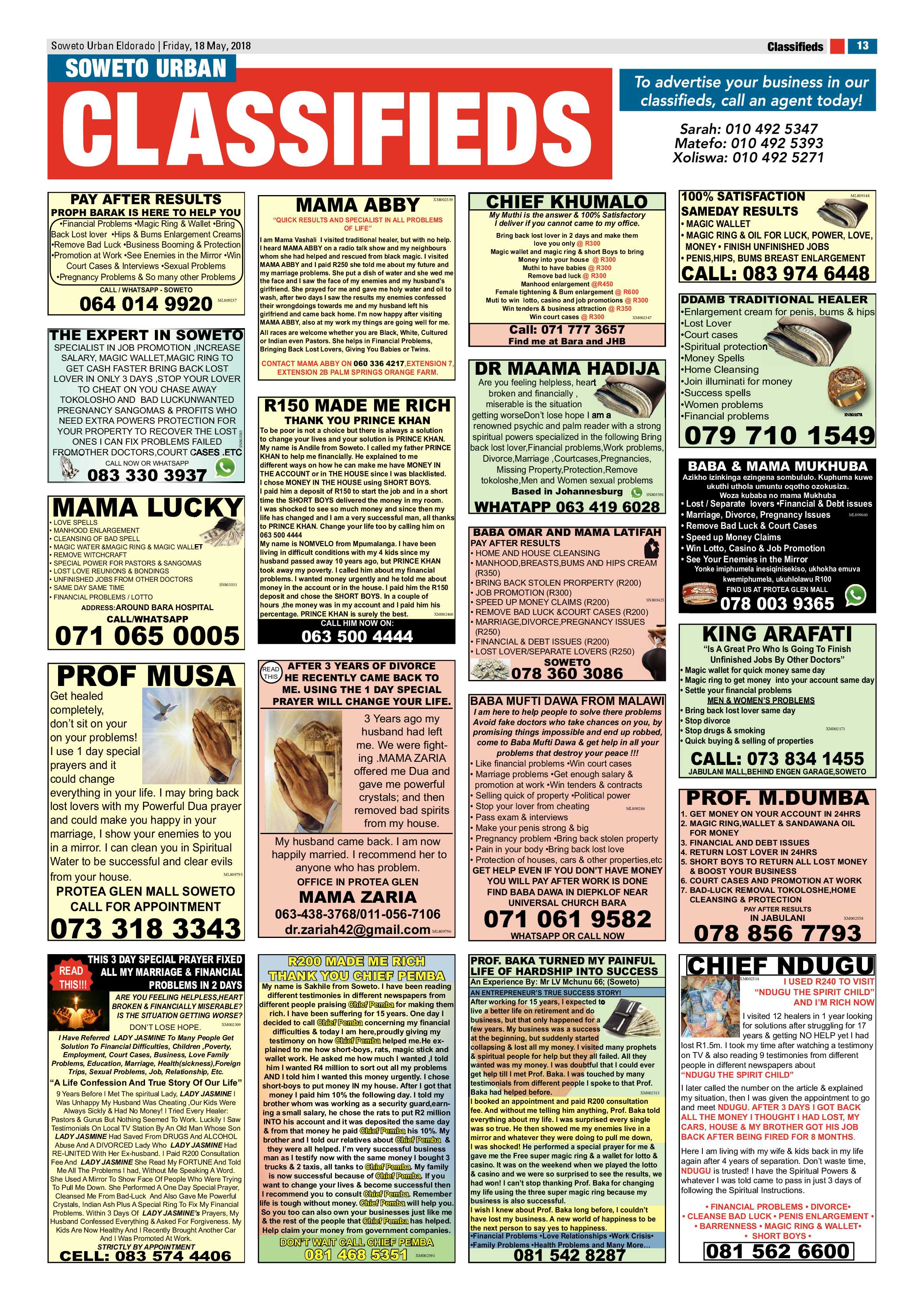 Eldorado Park – May 18, 2018 issue page 13