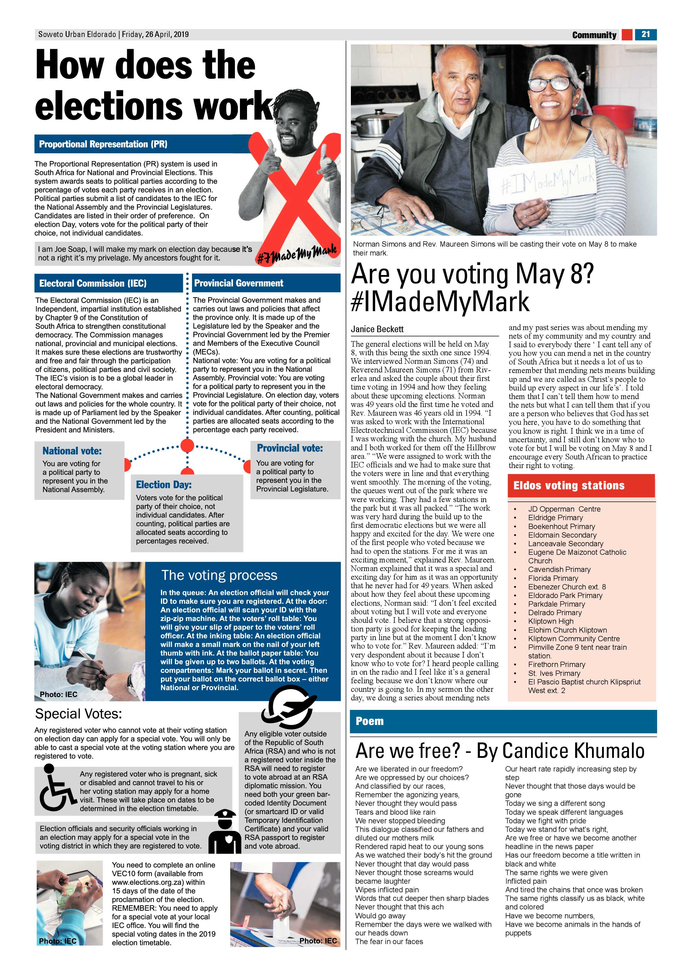 Eldorado Park News – April 26, 2019 page 21