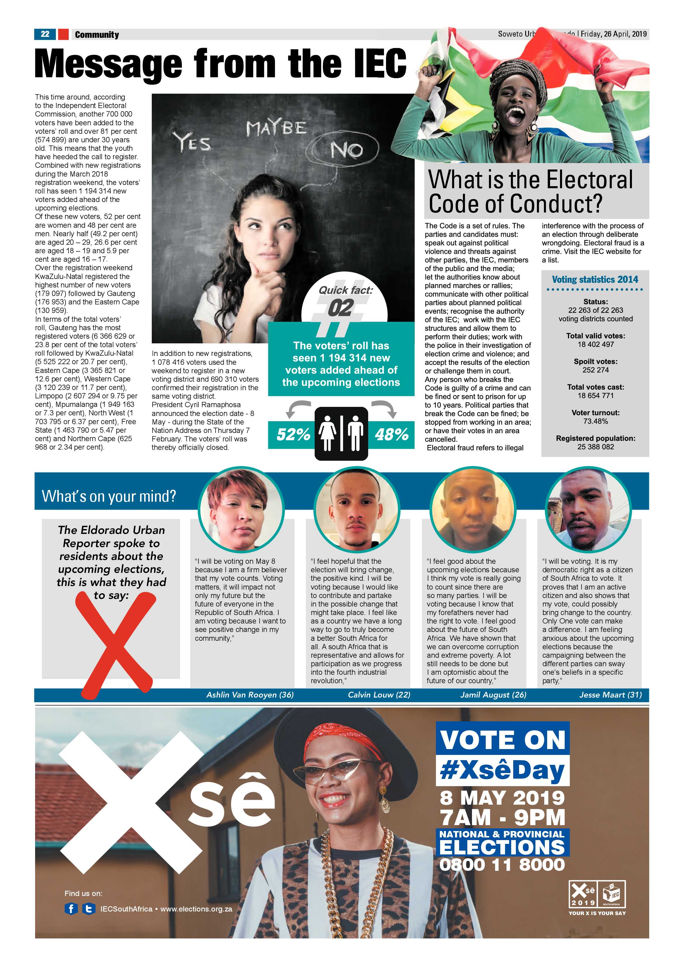 Eldorado Park News – April 26, 2019 page 22