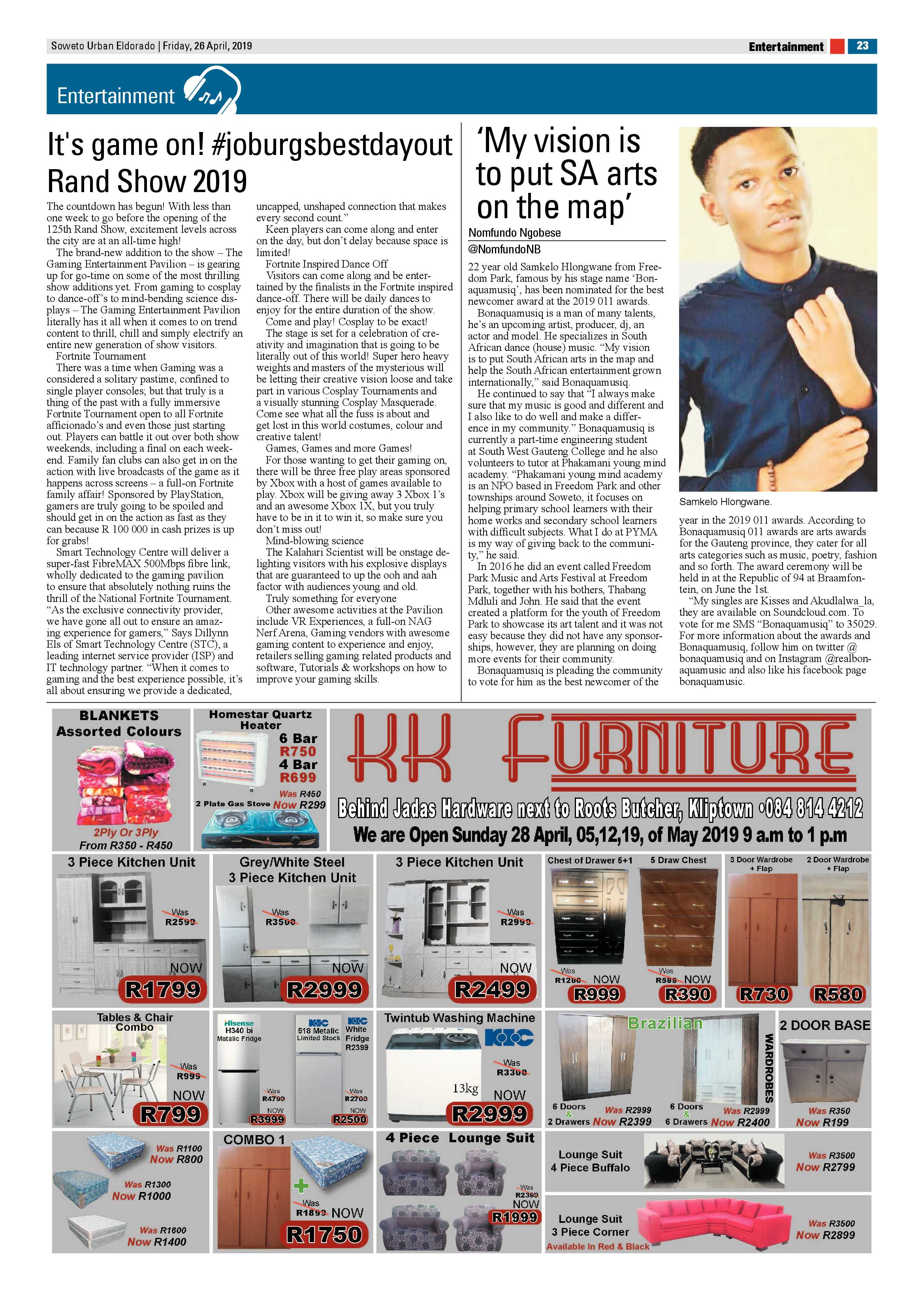 Eldorado Park News – April 26, 2019 page 23