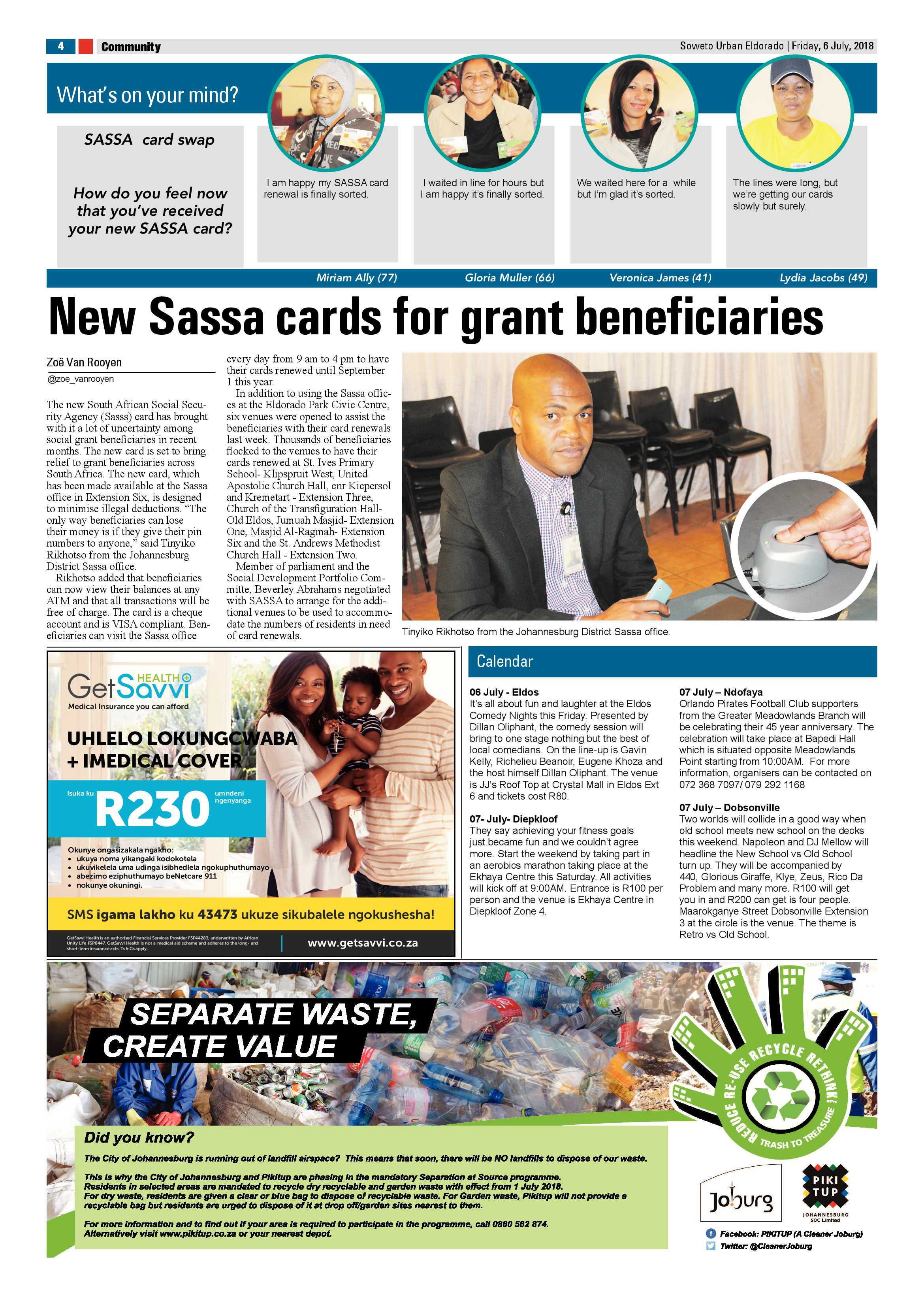 Eldorado Park – July 6, 2018 issue page 4