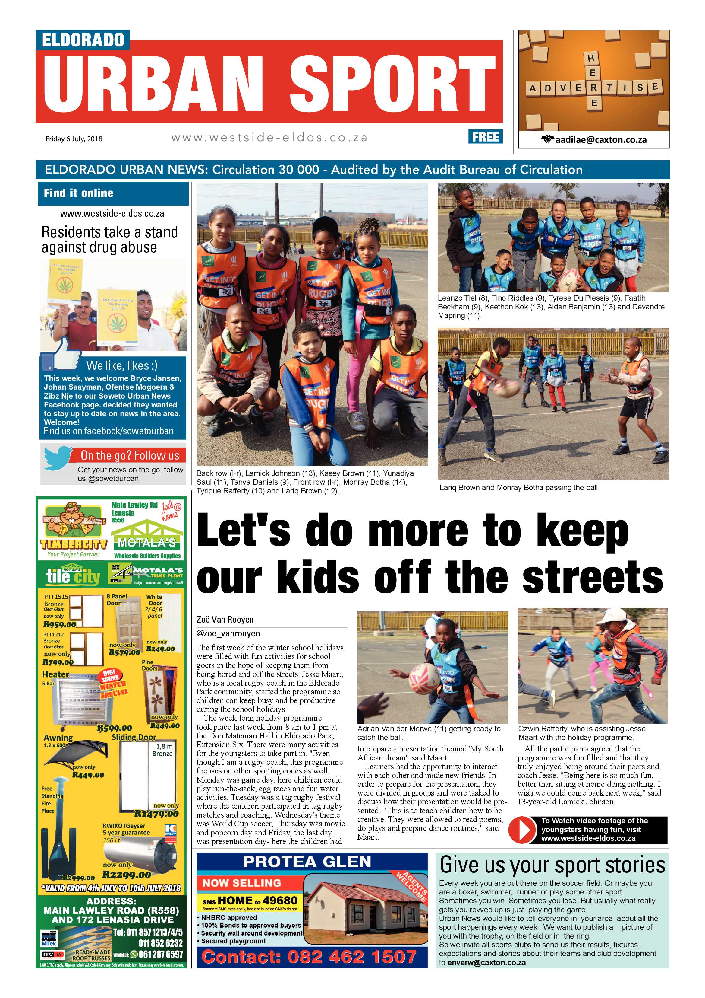 Eldorado Park – July 6, 2018 issue page 8