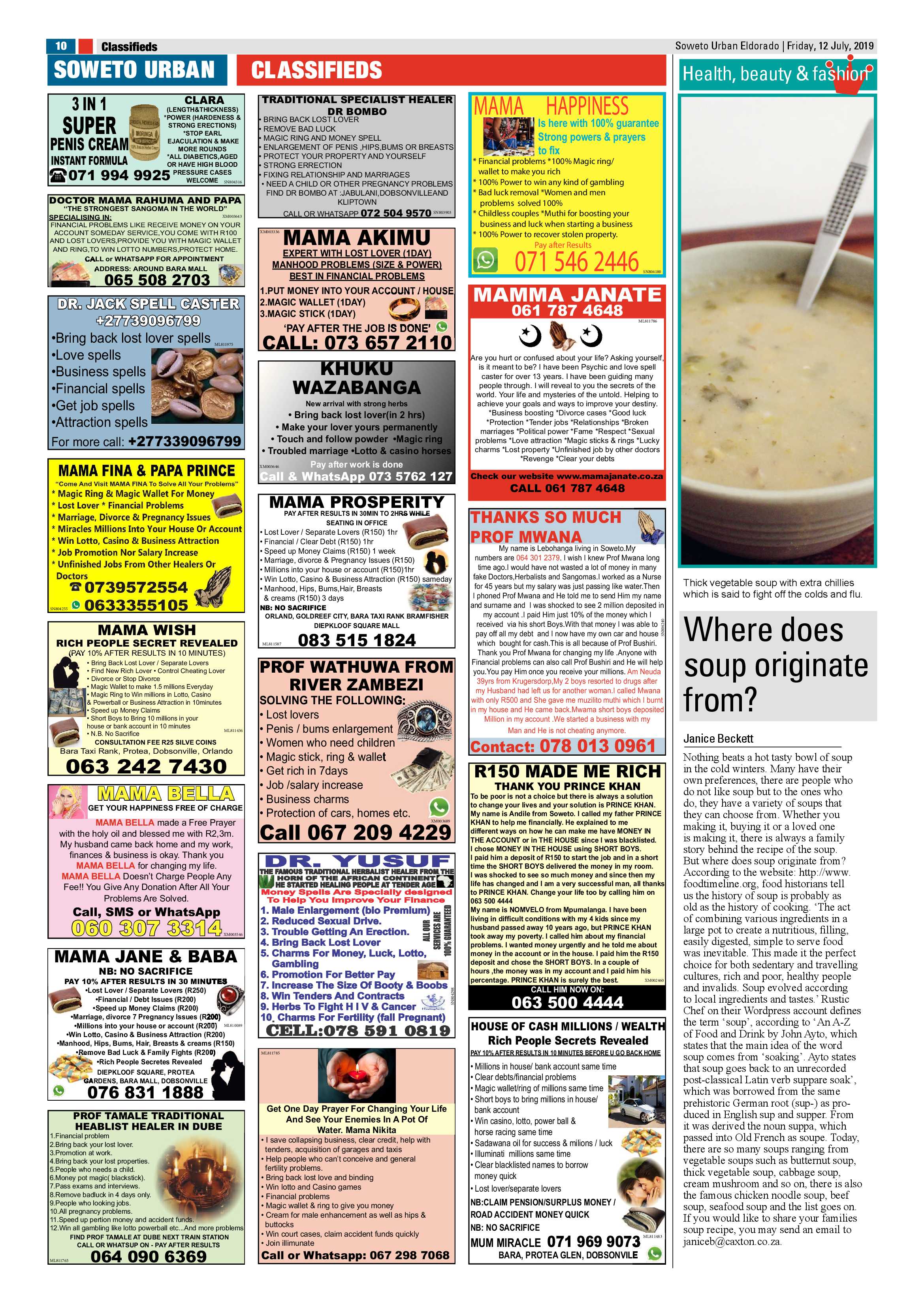 Eldorado News – July 12, 2019 page 10