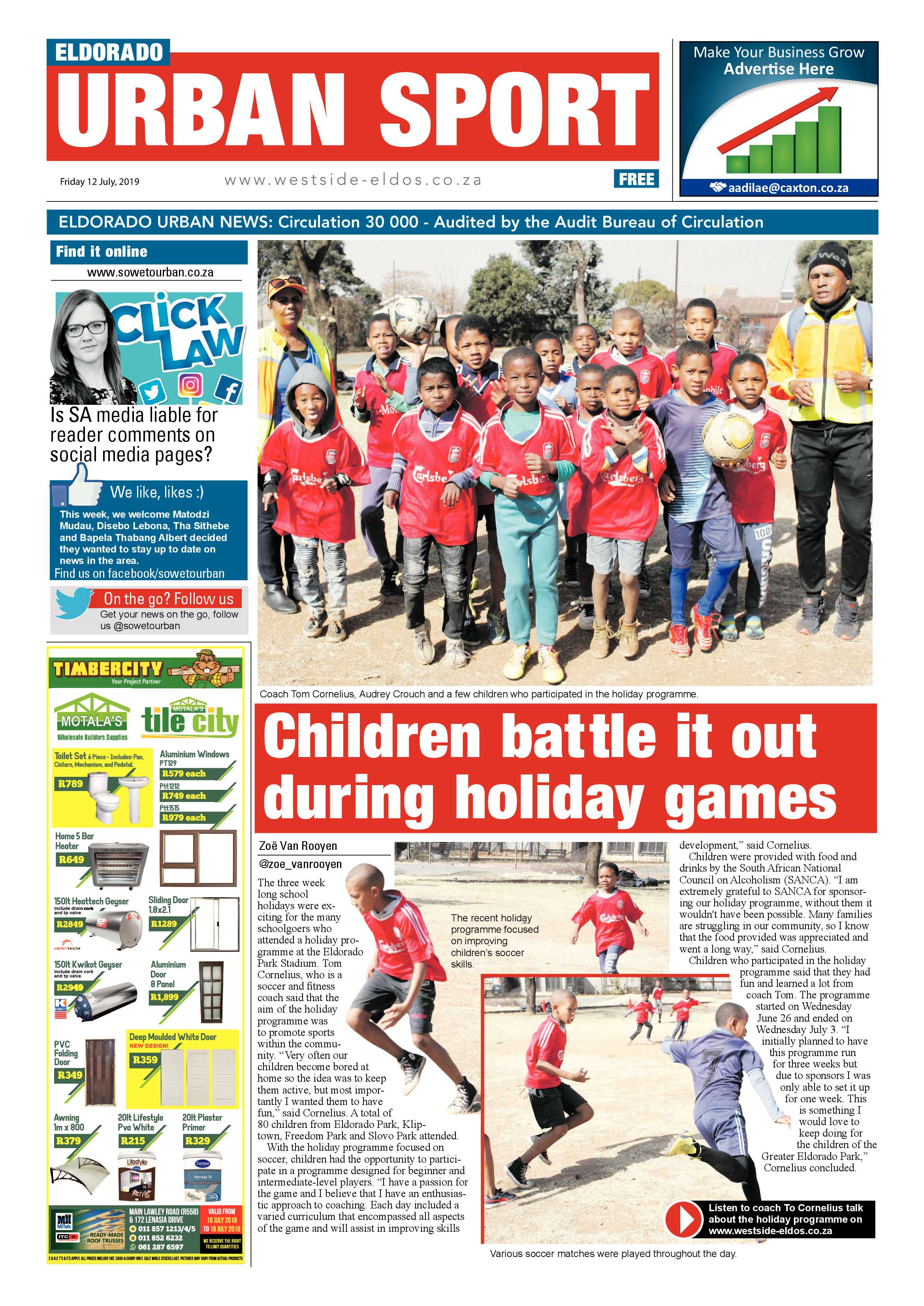 Eldorado News – July 12, 2019 page 12