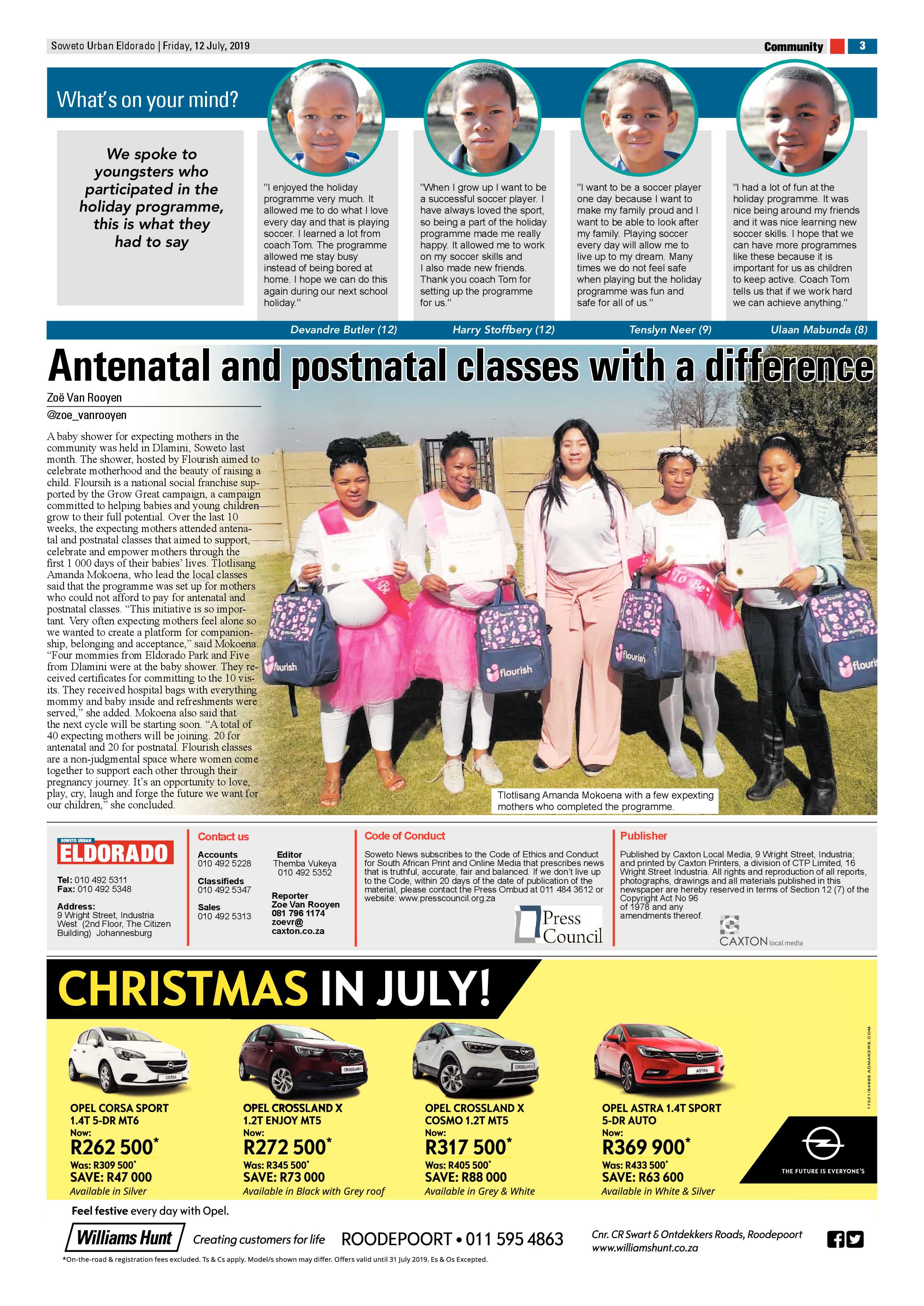 Eldorado News – July 12, 2019 page 3