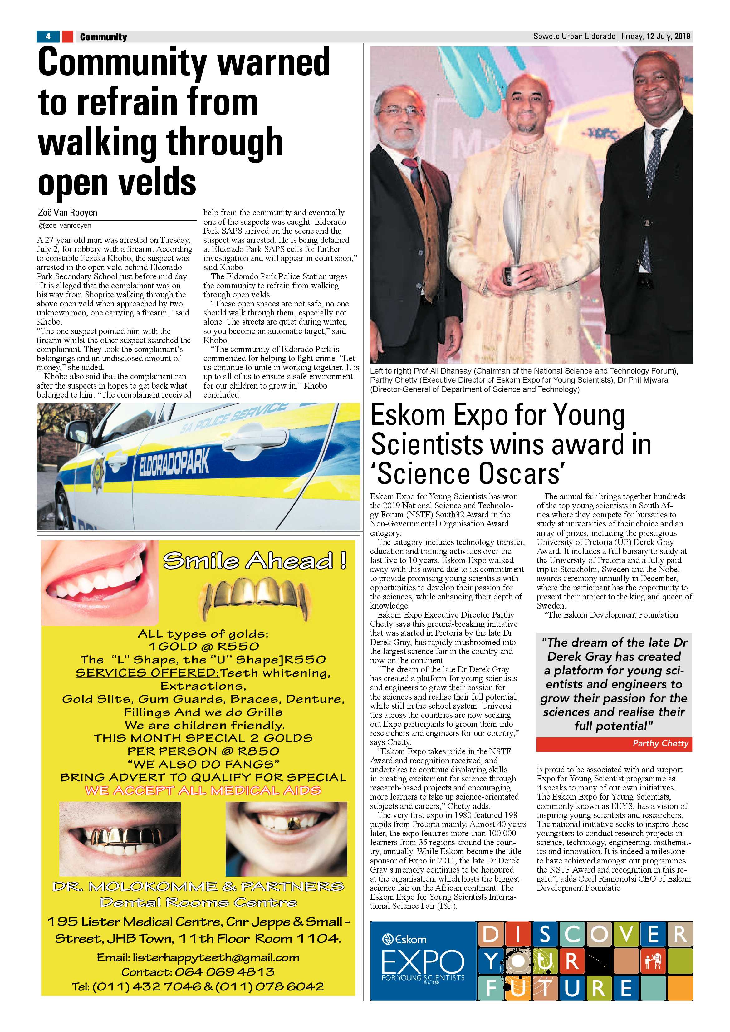 Eldorado News – July 12, 2019 page 4