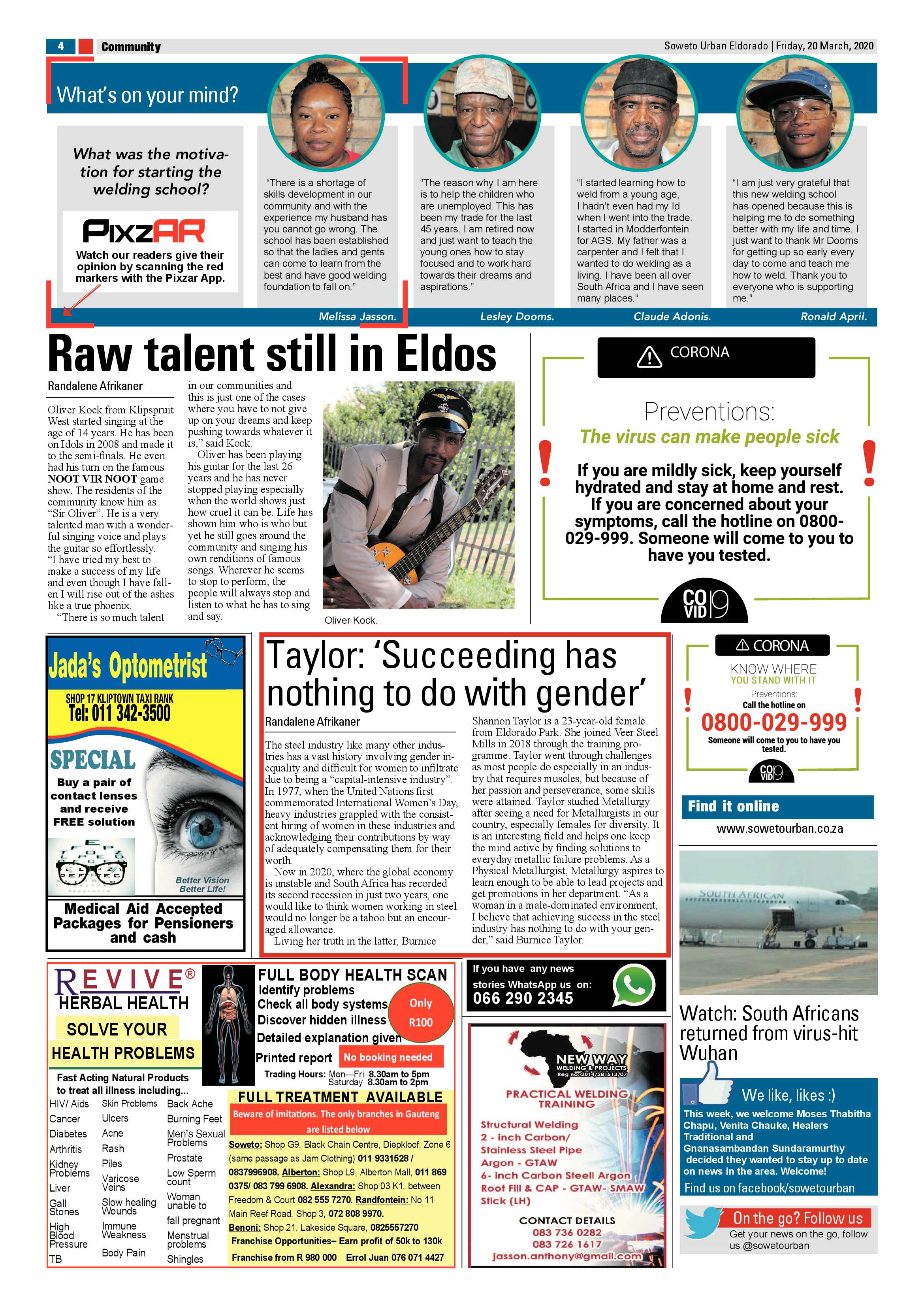 Eldos March 20, 2020 page 4