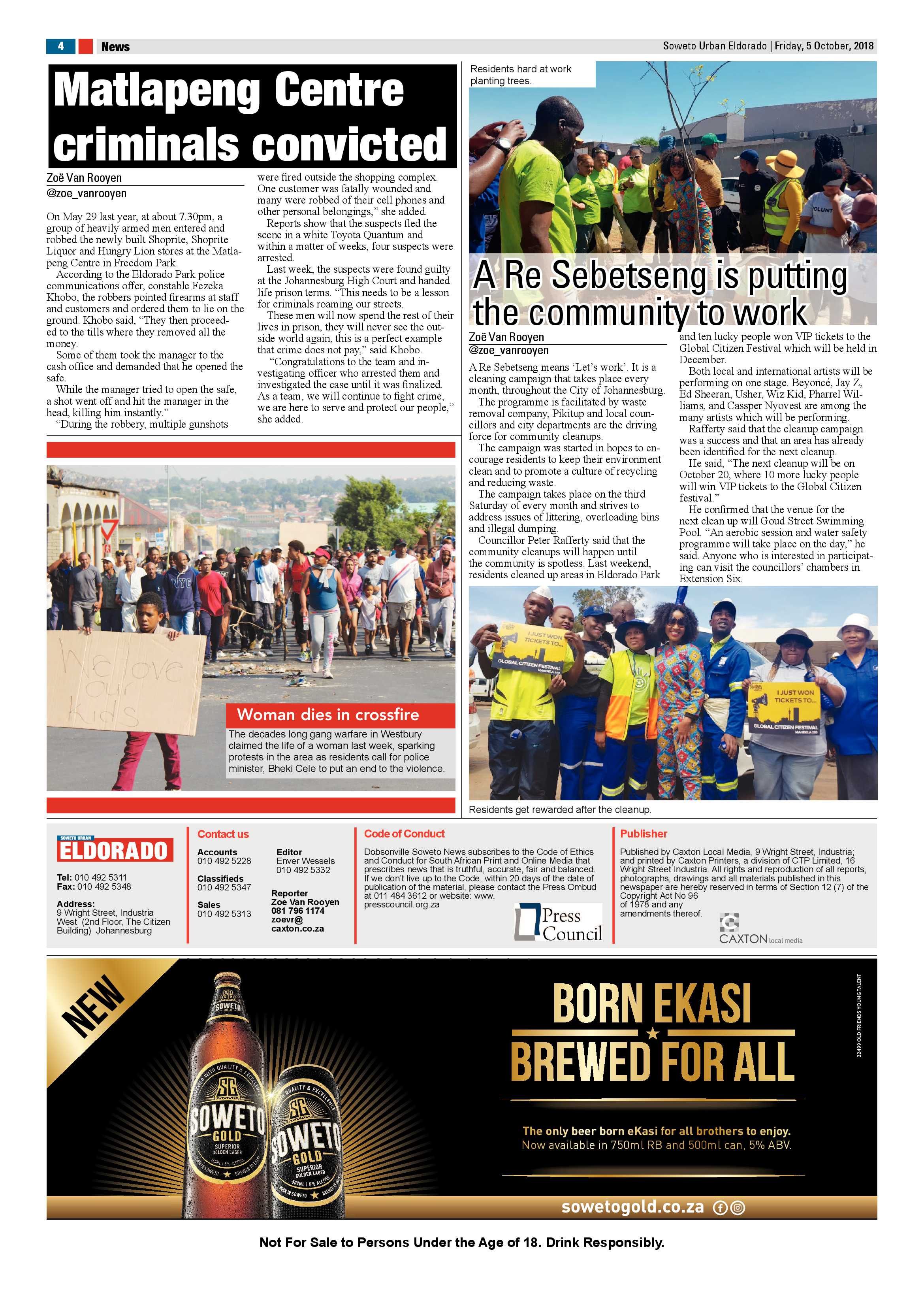 Eldorado Park – October 5, 2018 issue page 4