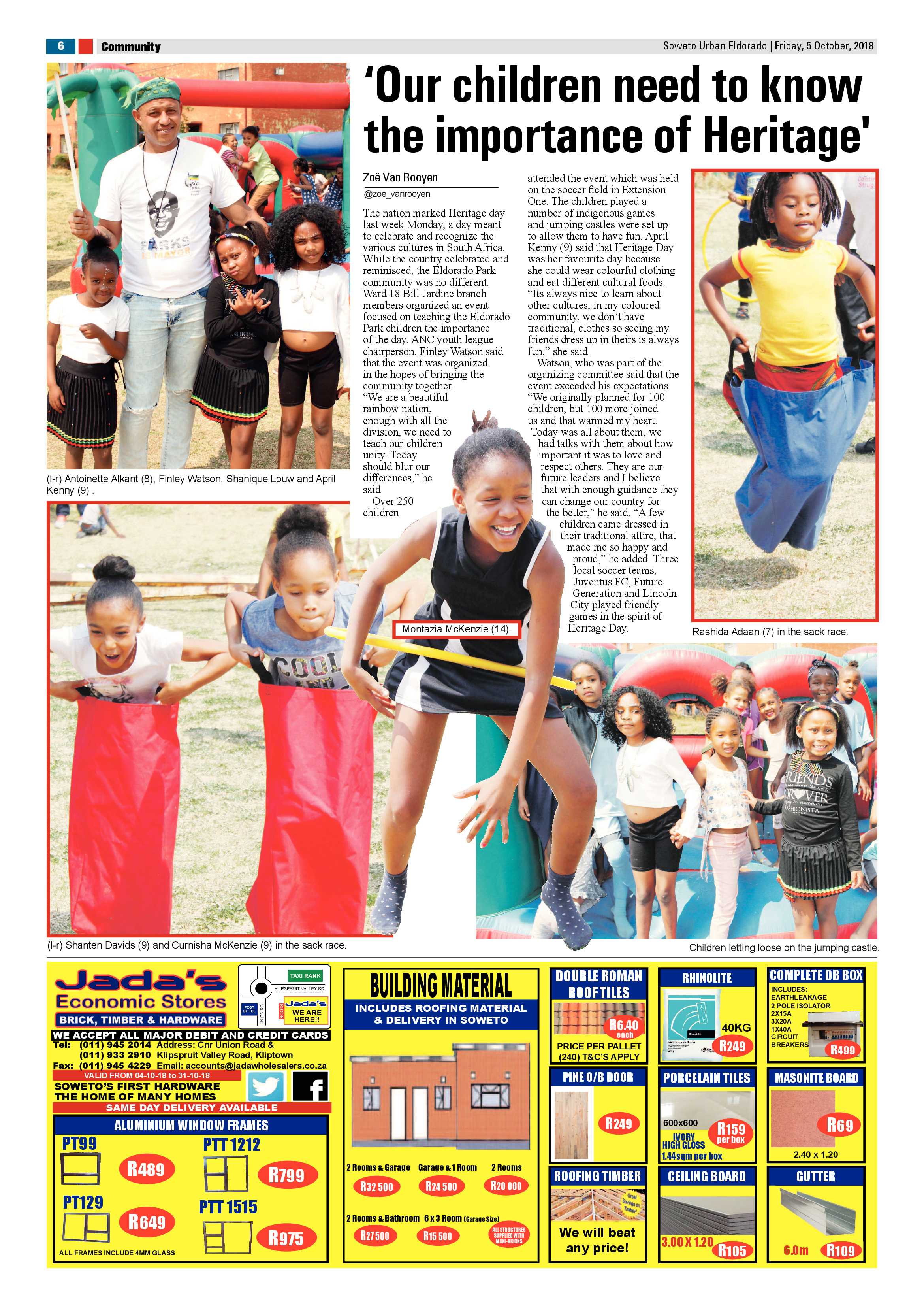 Eldorado Park – October 5, 2018 issue page 6