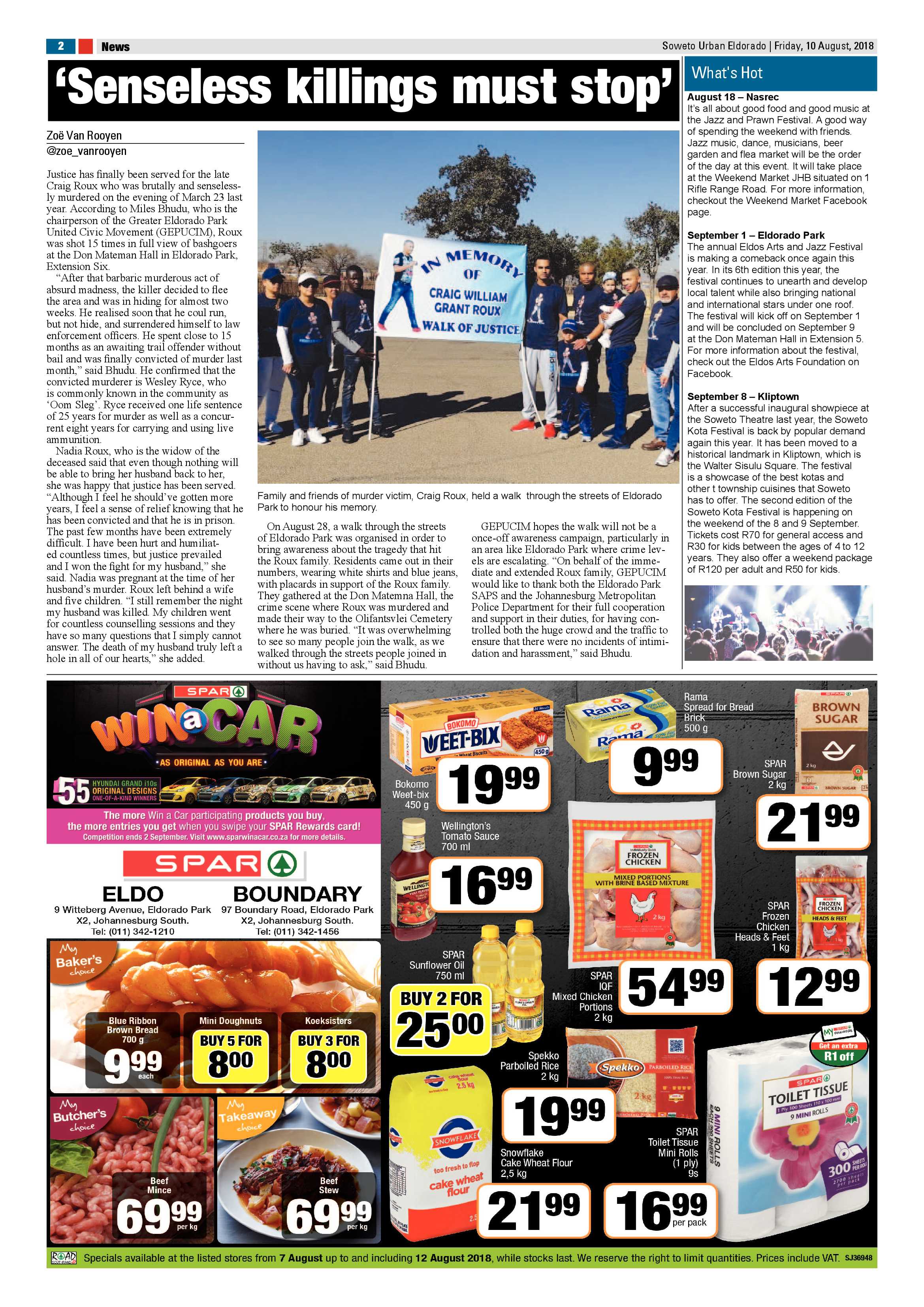 Eldorado Park – August 10, 2018 issue page 2