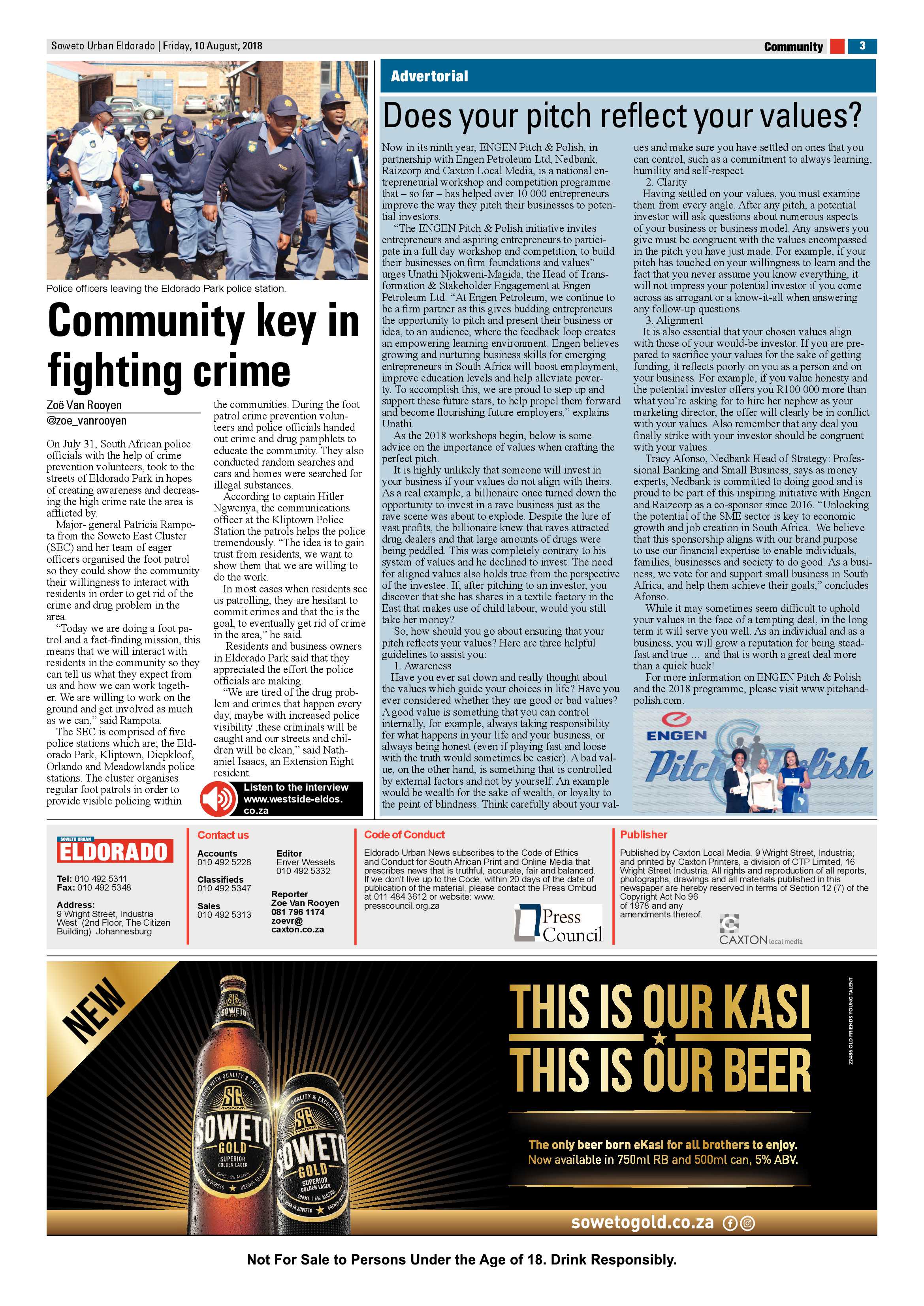 Eldorado Park – August 10, 2018 issue page 3