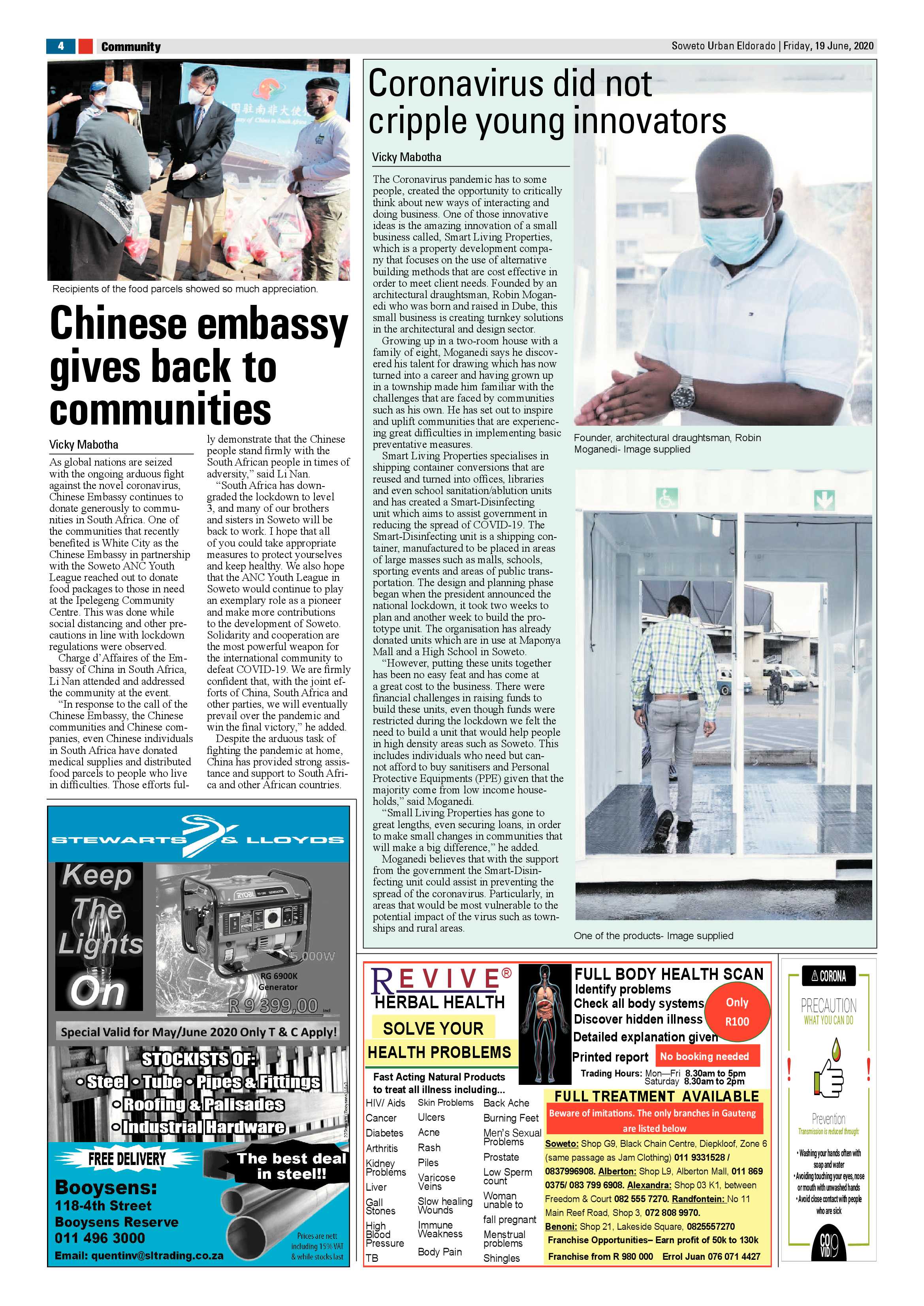 Eldos June 19, 2020 page 4