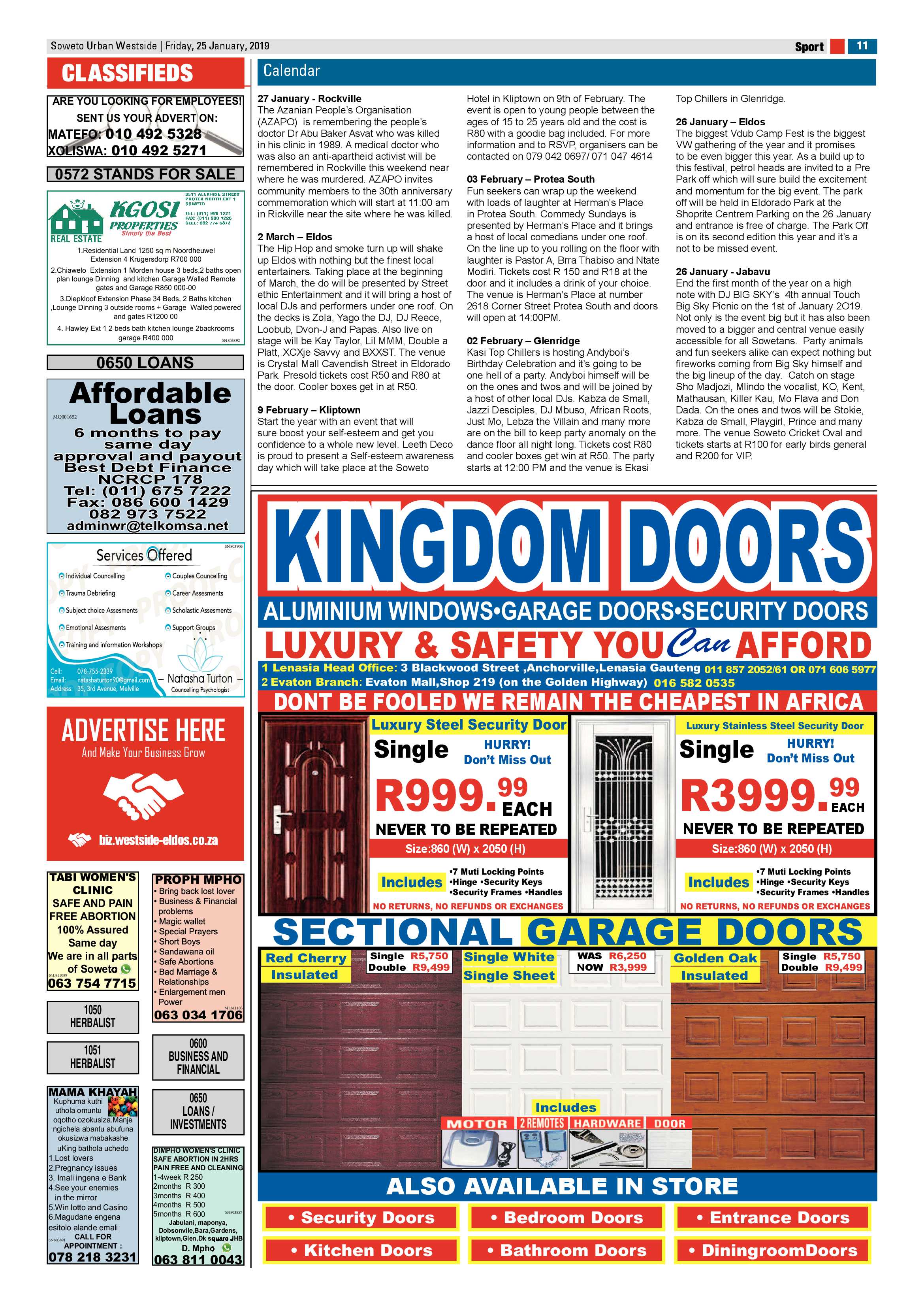 Jan 25 – Westside News page 11