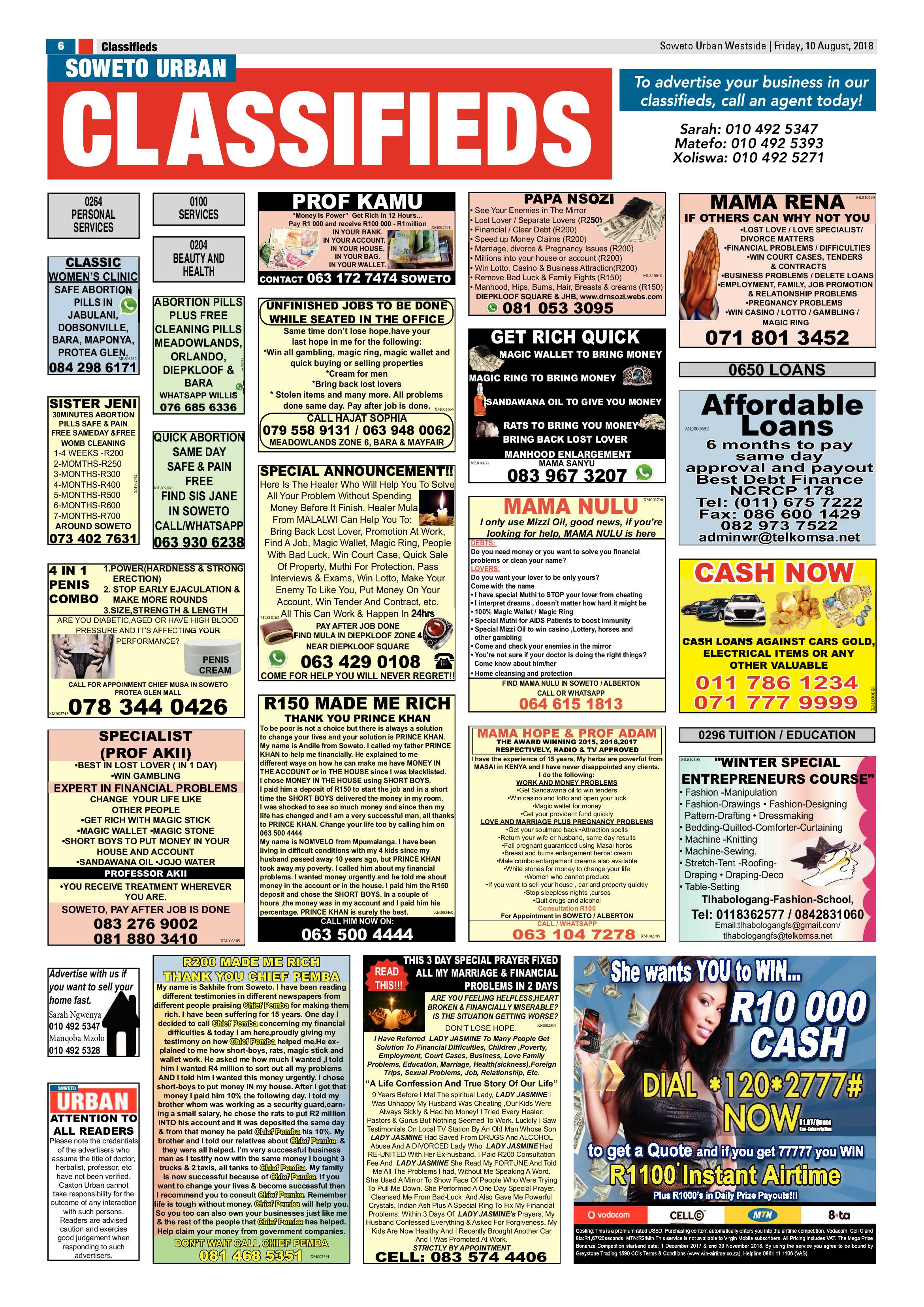 Westside – August 10, 2018 issue page 6