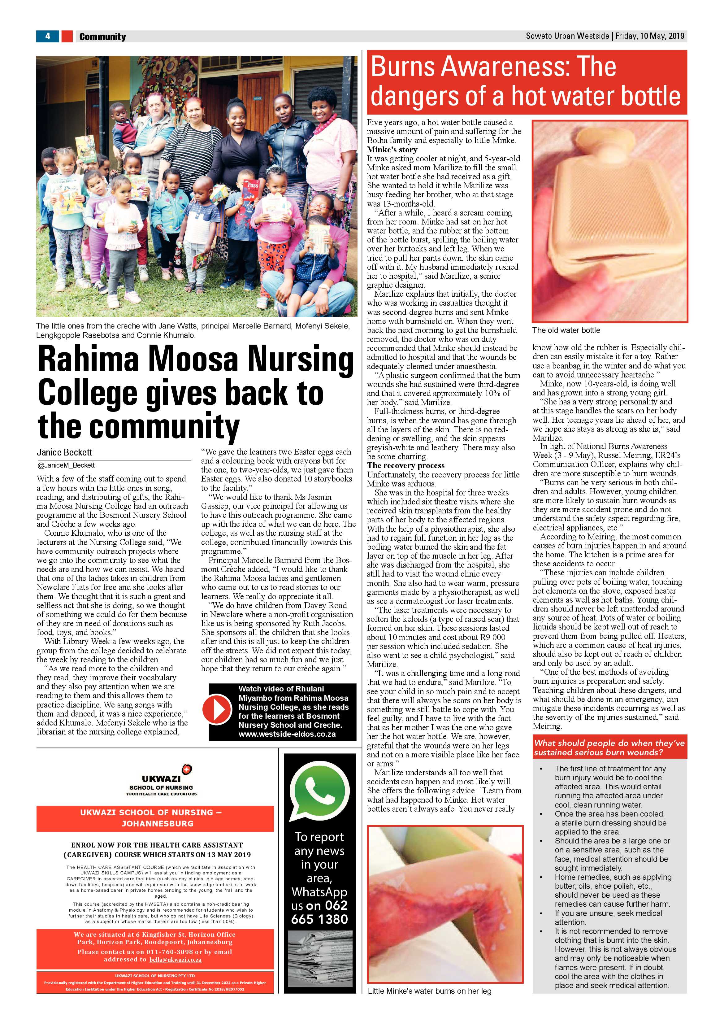 Westside News – May 10, 2019 page 4