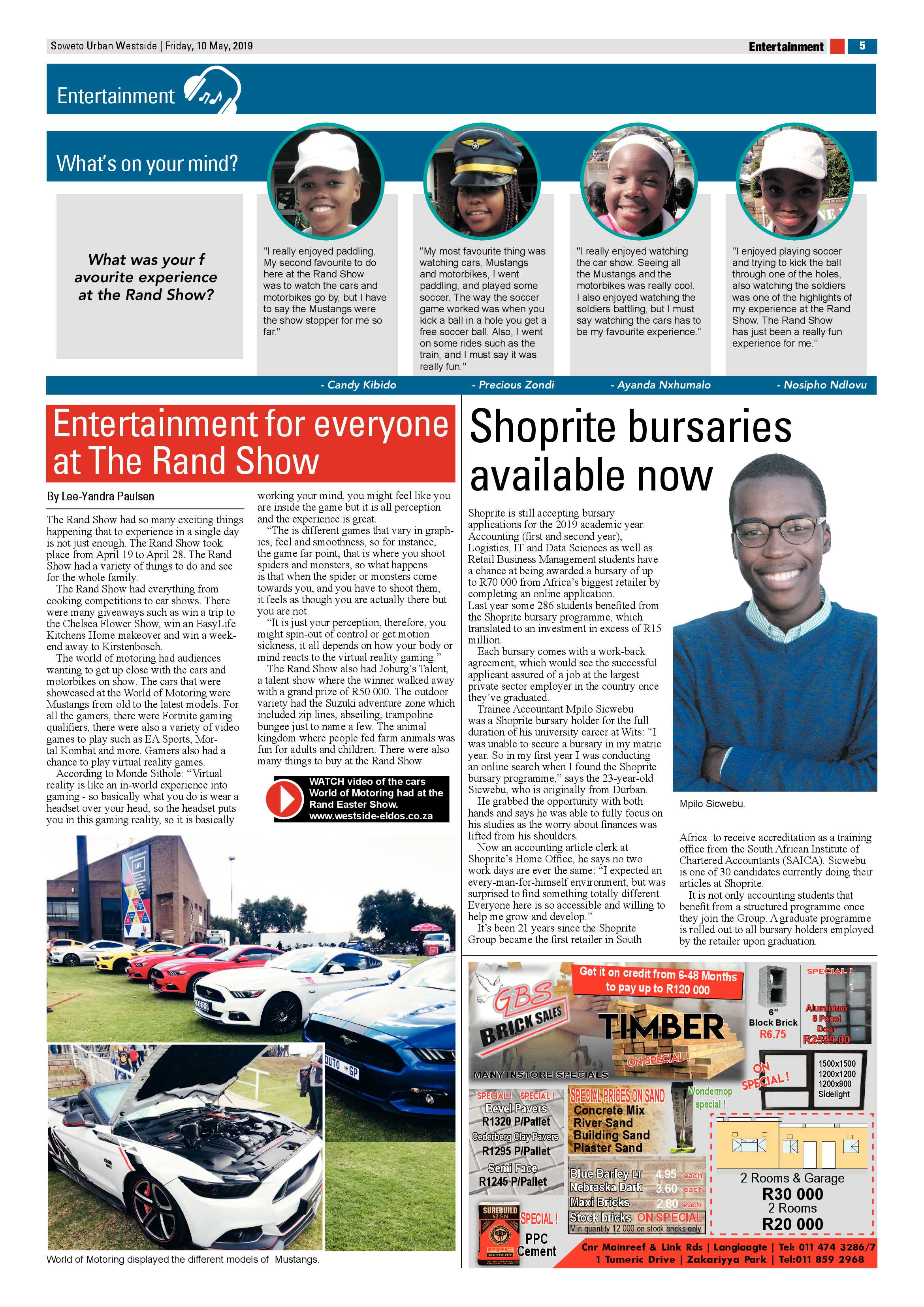 Westside News – May 10, 2019 page 5