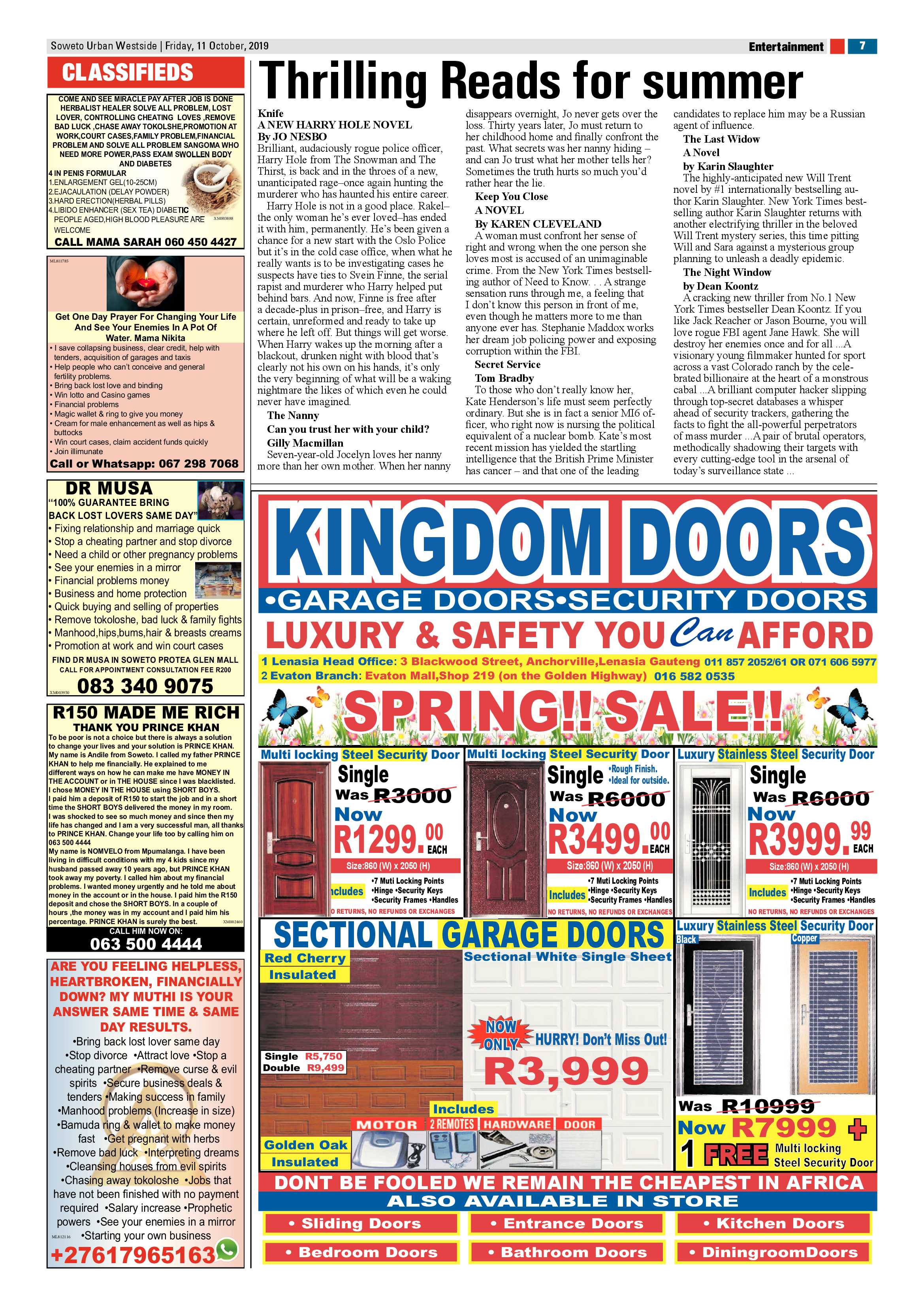 Westside News – October 11, 2019 page 7