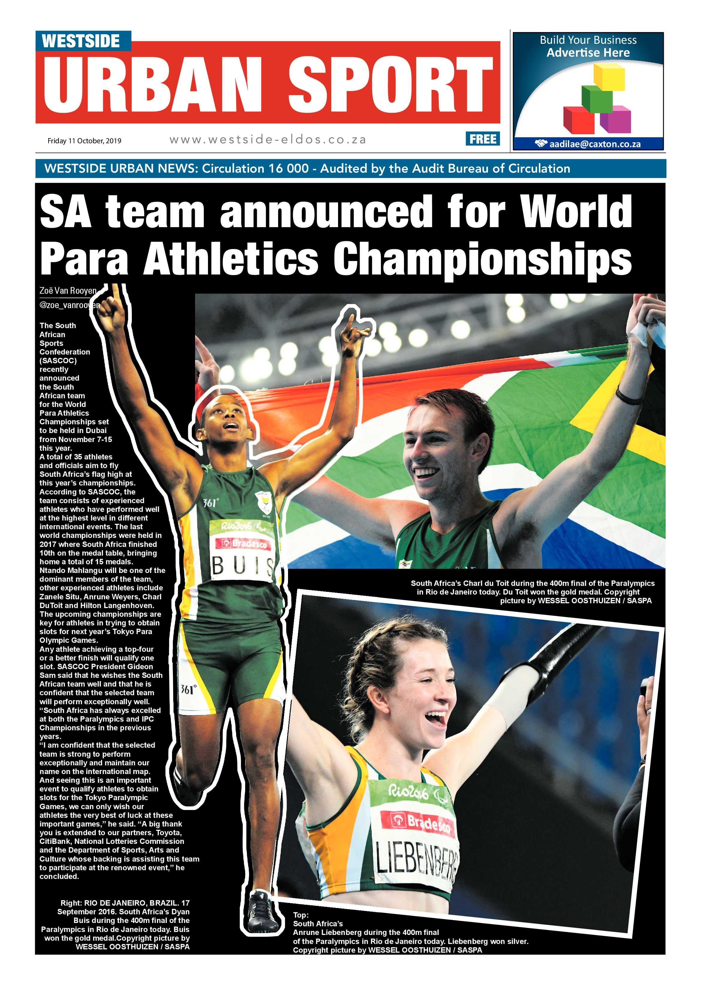 Westside News – October 11, 2019 page 8