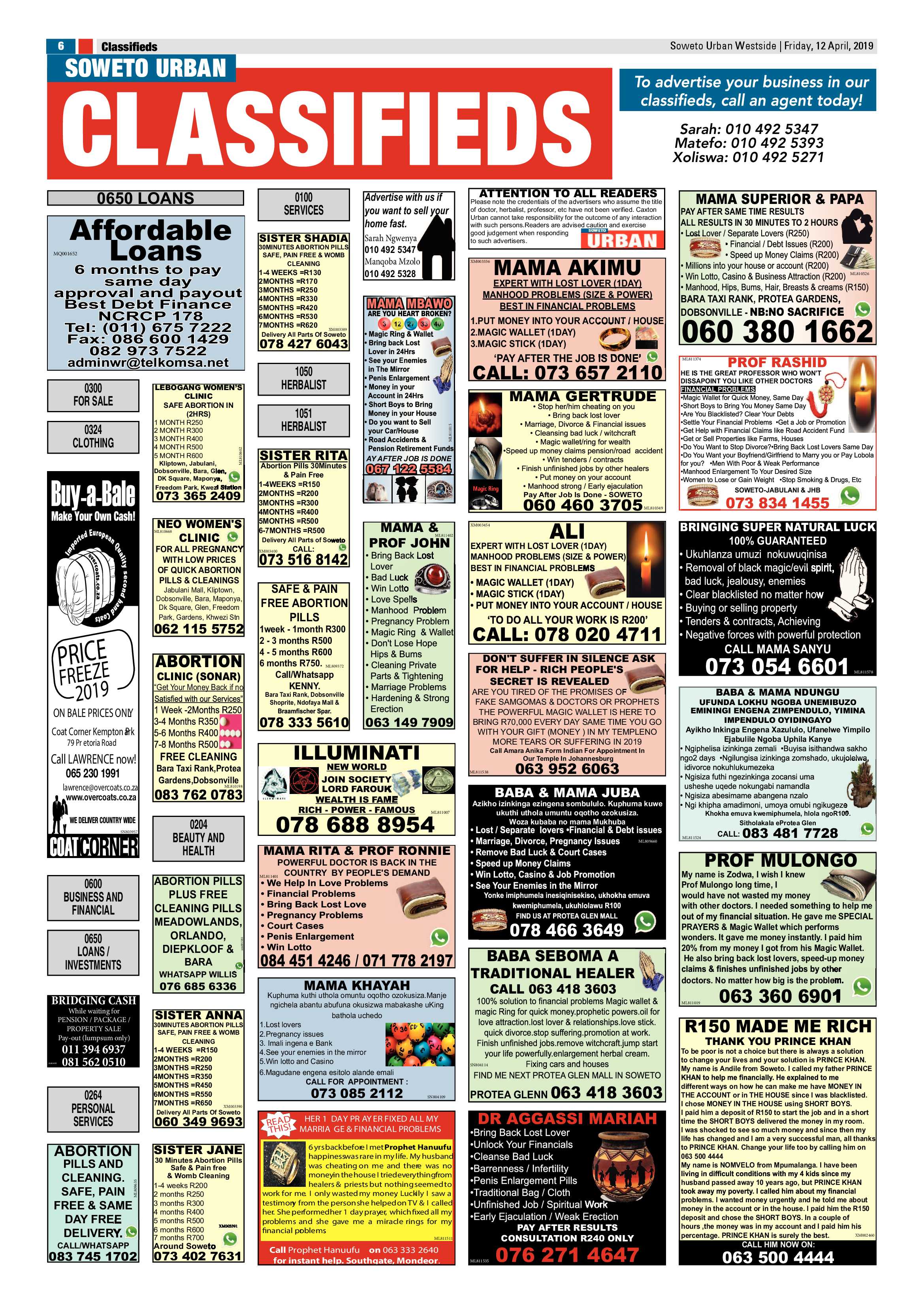 Westside News – April 12 , 2019 page 6