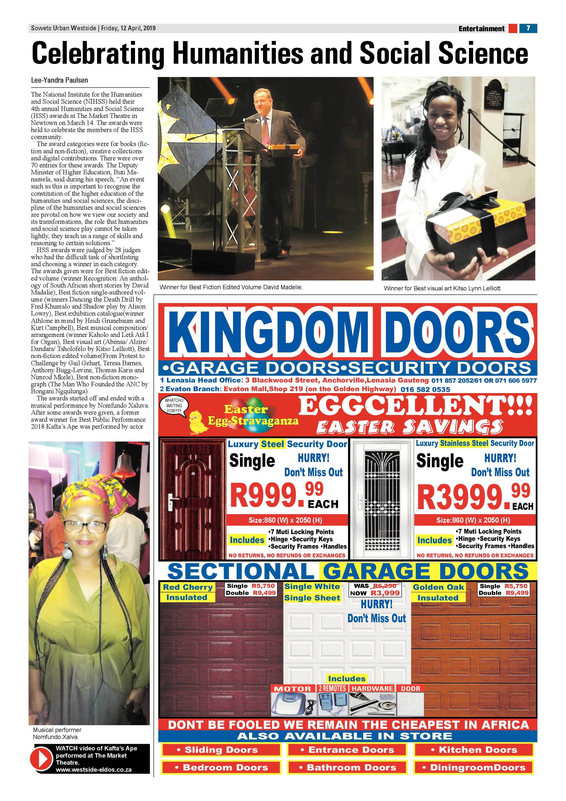 Westside News – April 12 , 2019 page 7
